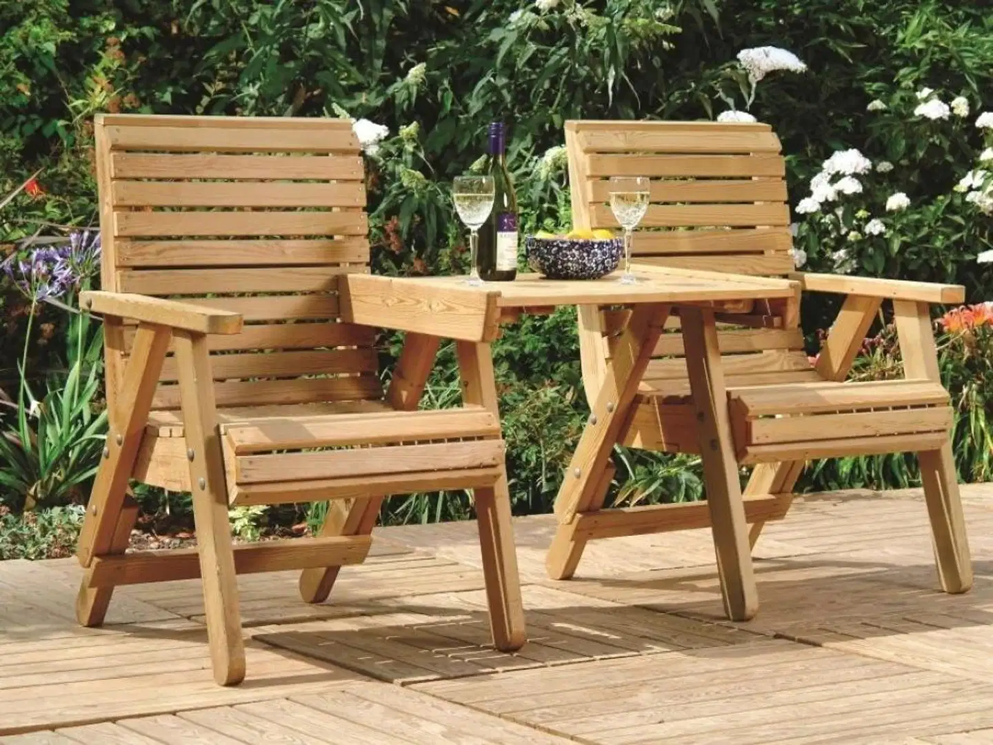 Carita taso Elli tuoliin 70cm, kestopuu vihreä - 3