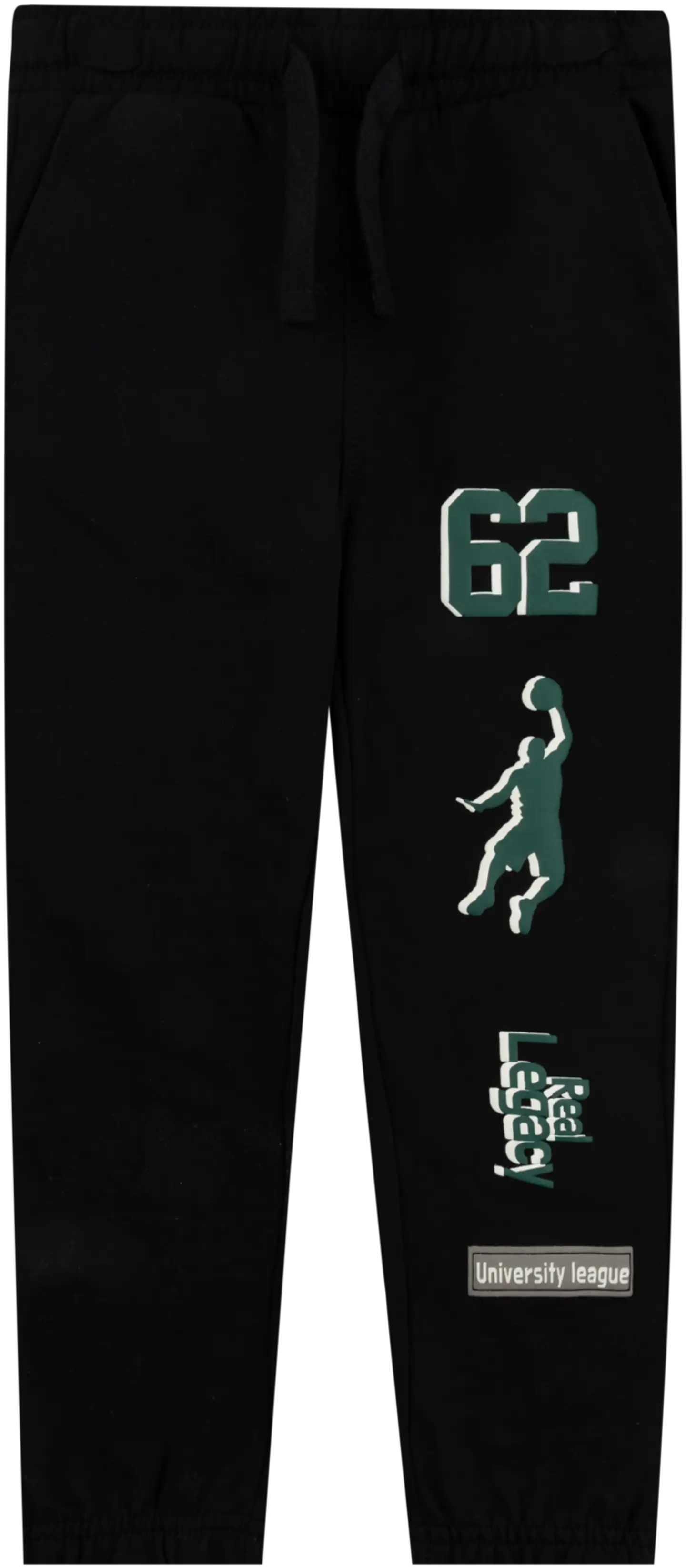 TEX lasten collegehousut gamer I994685 - BLACK 1 - 1