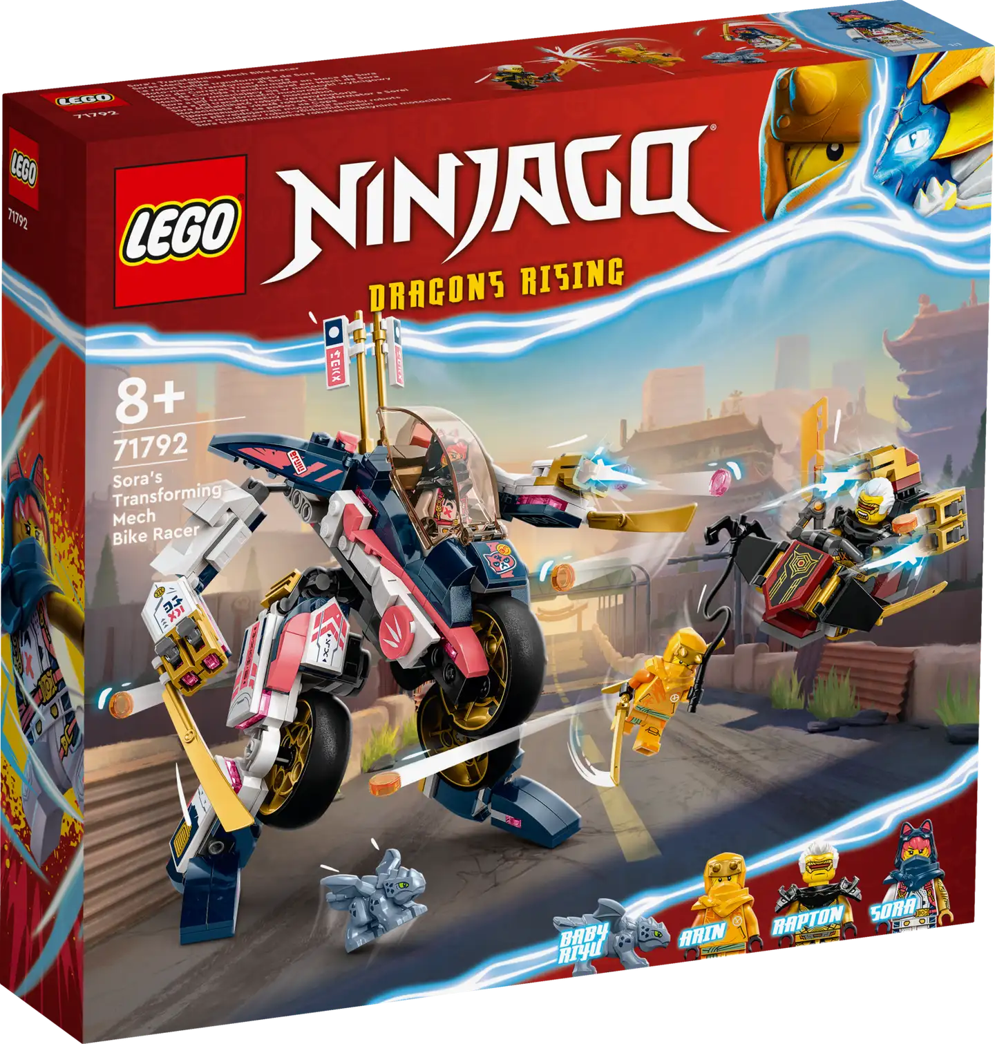 LEGO® Ninjago 71792 Soran muuntuva moottoripyörärobotti - 1