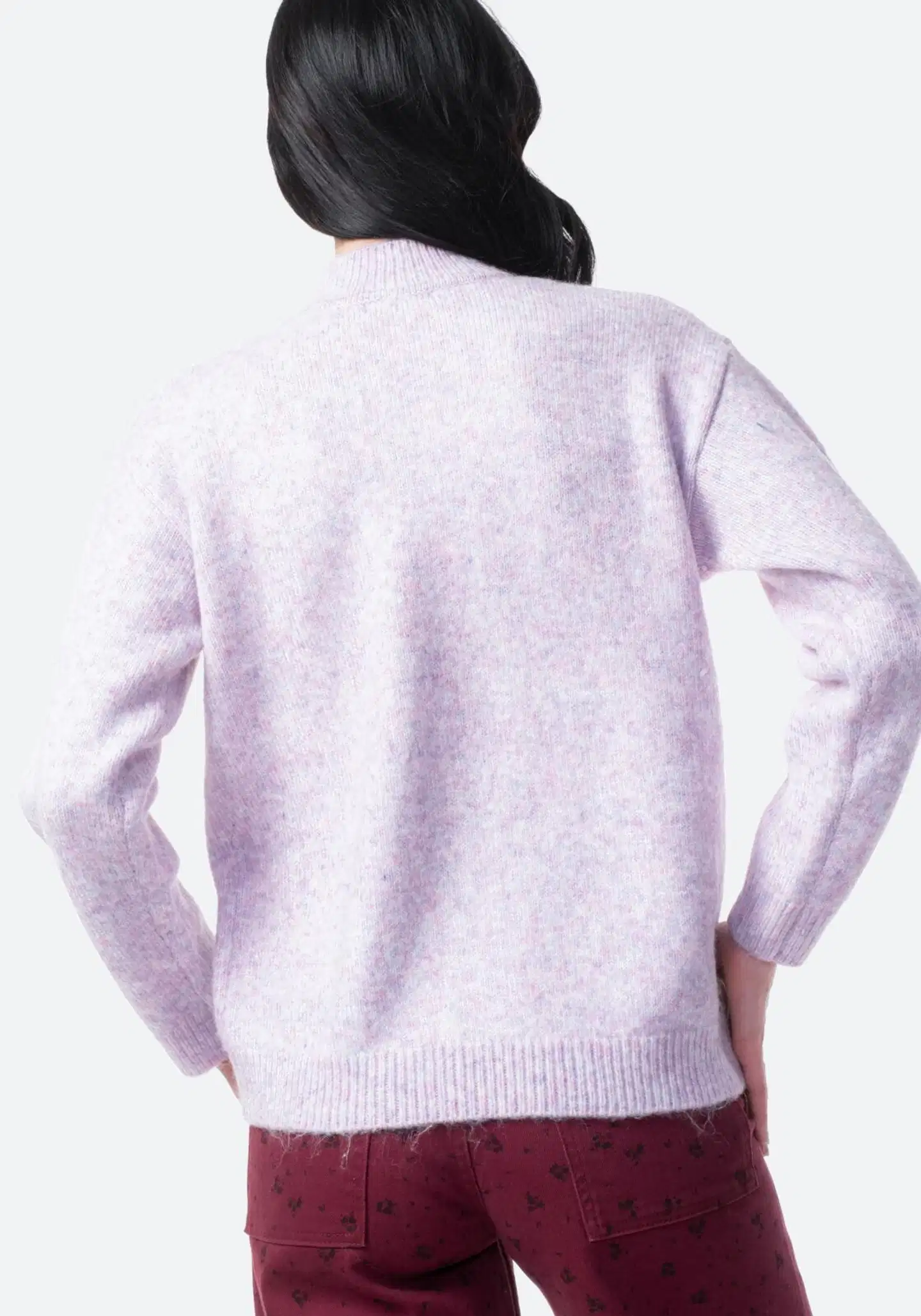 TEX naisten neulepusero I291429 - PINK - 3