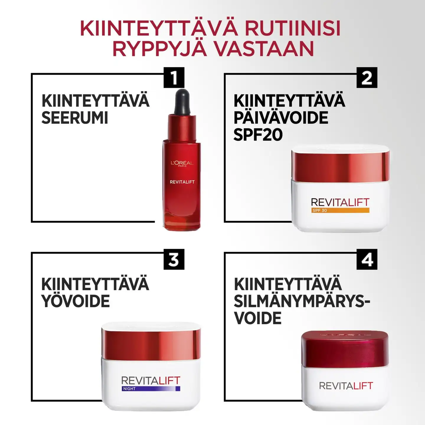 L'Oréal Paris Revitalift ryppyjä silottava ja ihoa kiinteyttävä yövoide 50ml - 5