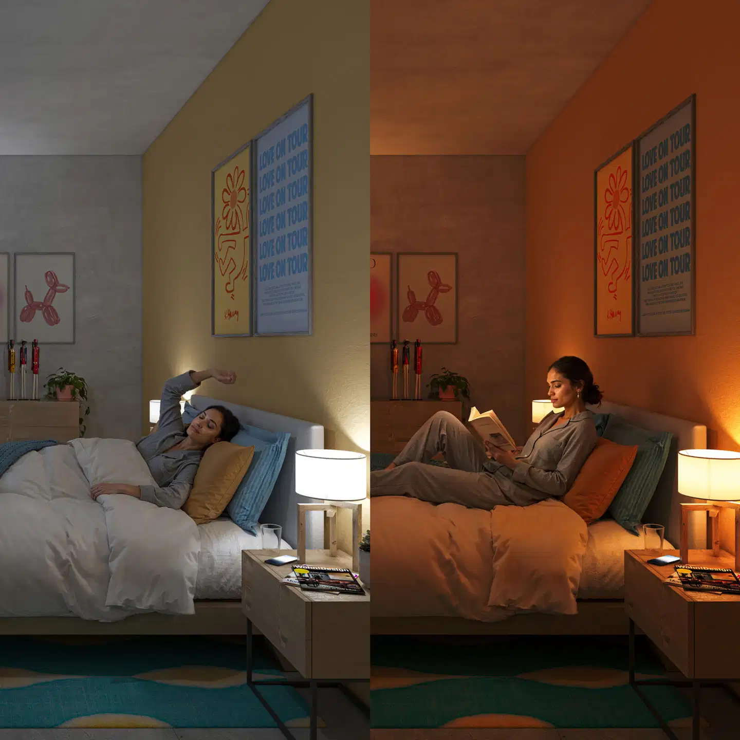 Philips Smart Lighting LED-filamenttilamppu 8W A60 E27 2700-6500K 806lm tunable white - 9