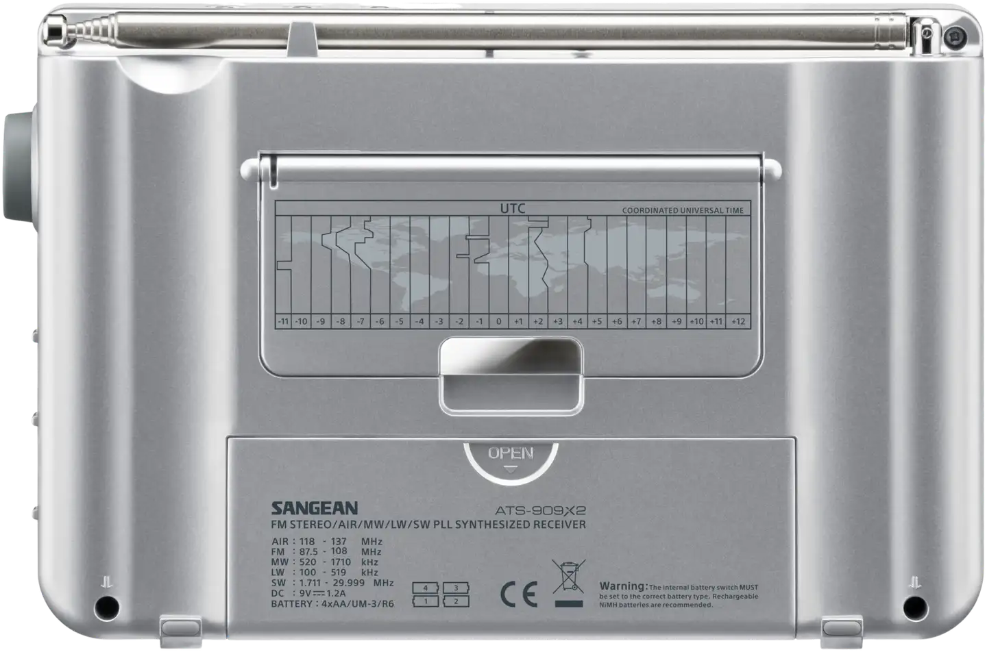 Sangean maailmanradio ATS-909X2 valkoinen - 5