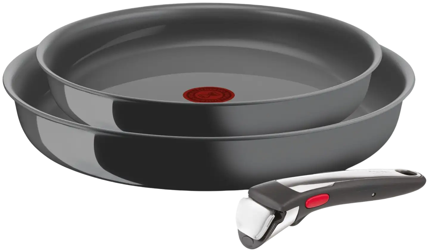 Tefal Ingenio Renew ON 3 osainen paistinpannusetti 24 / 28 cm + irtokahva L2619102 - 1