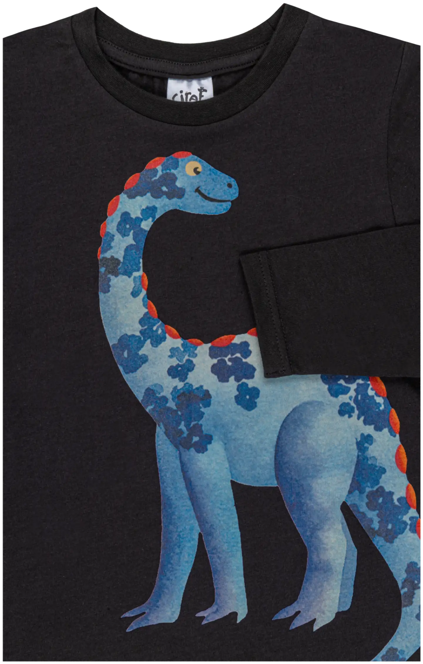 Ciraf lasten trikoopaita dino 25pc260214 - 19-0000tcx raven - 3