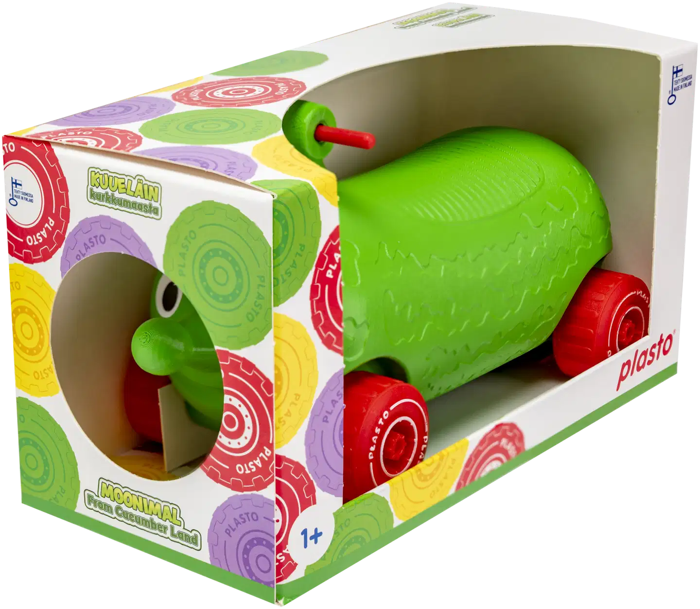 Plasto kuueläin kurkkumaasta vihreä 19 cm - 3
