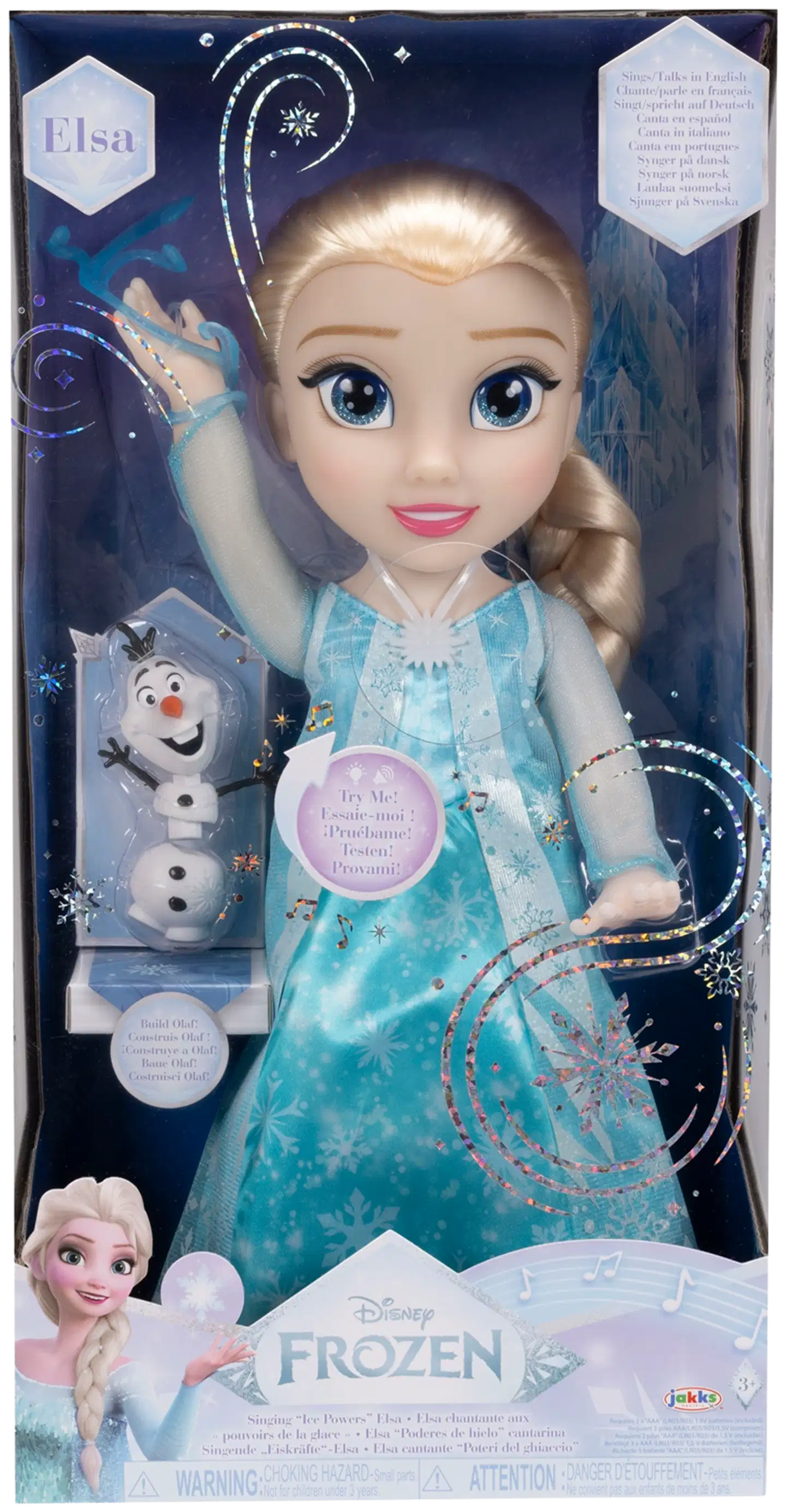 Frozen-leikkisetti laulava Elsa-nukke 38 cm - 1