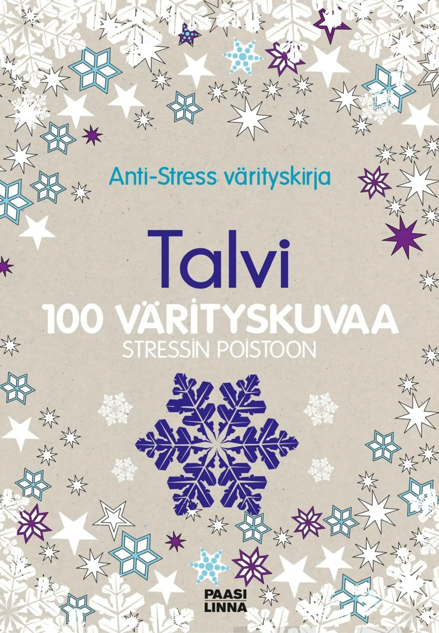 Anti-Stress värityskirja Talvi - 100 rentouttavaa värityskuvaa stressin poistoon