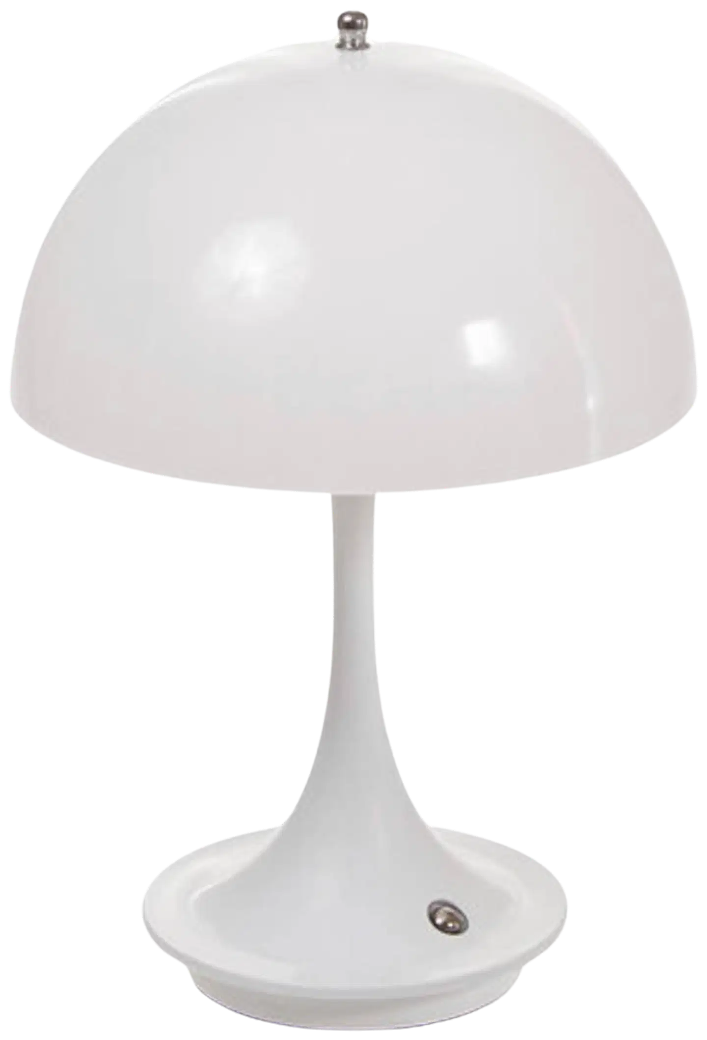 Pöytävalaisin 23,5cm valkoinen LED