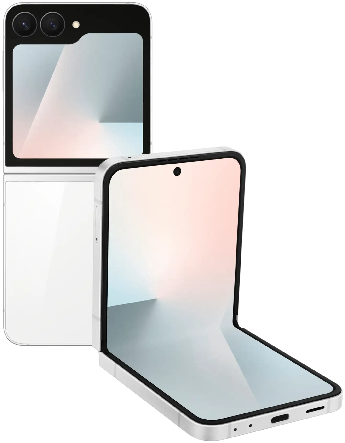 Samsung älypuhelin Z Flip7 FE 128 GB valkoinen - 1