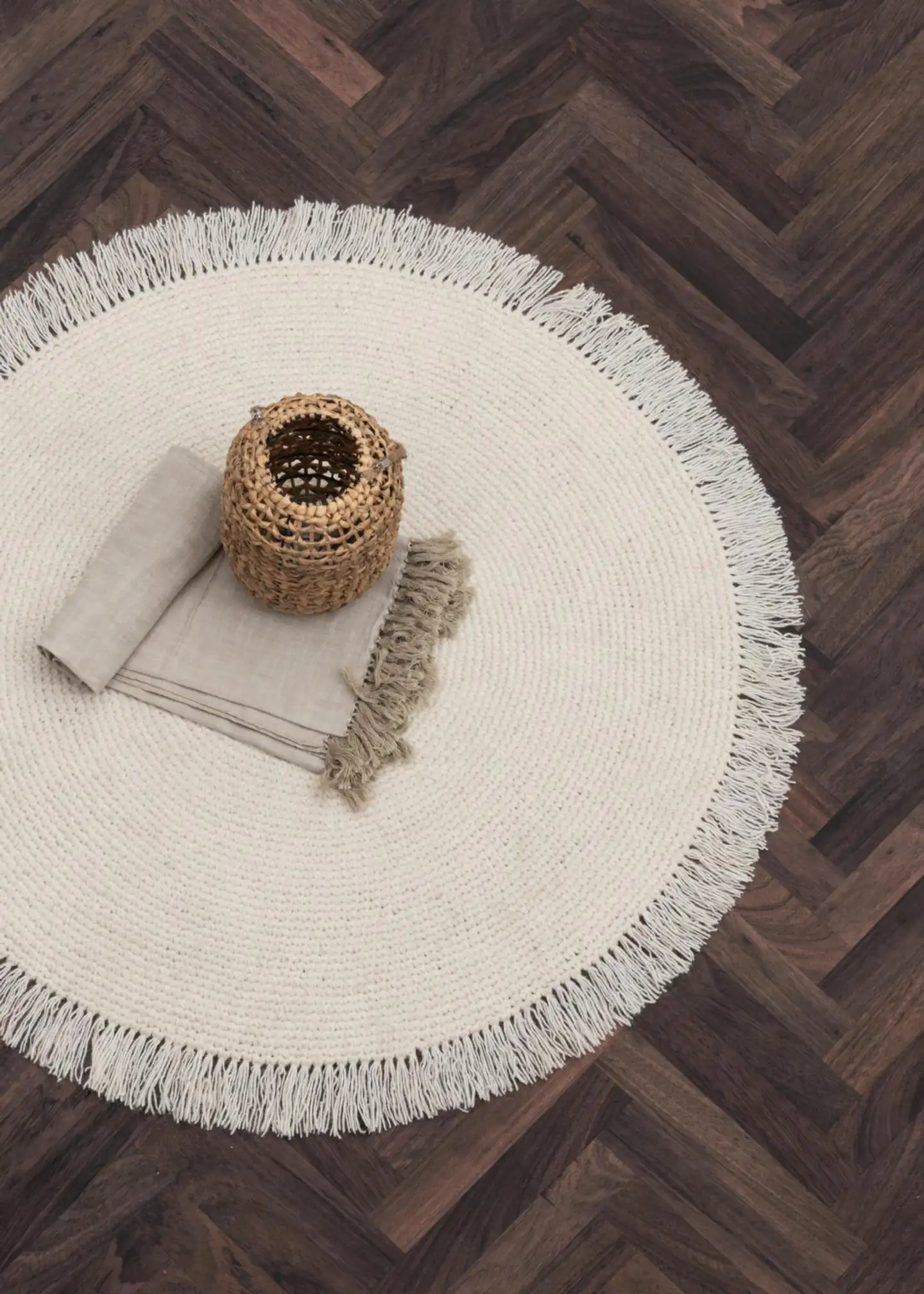 Fanni K Matto Laavu 160 cm luonnonvalkoinen - 6