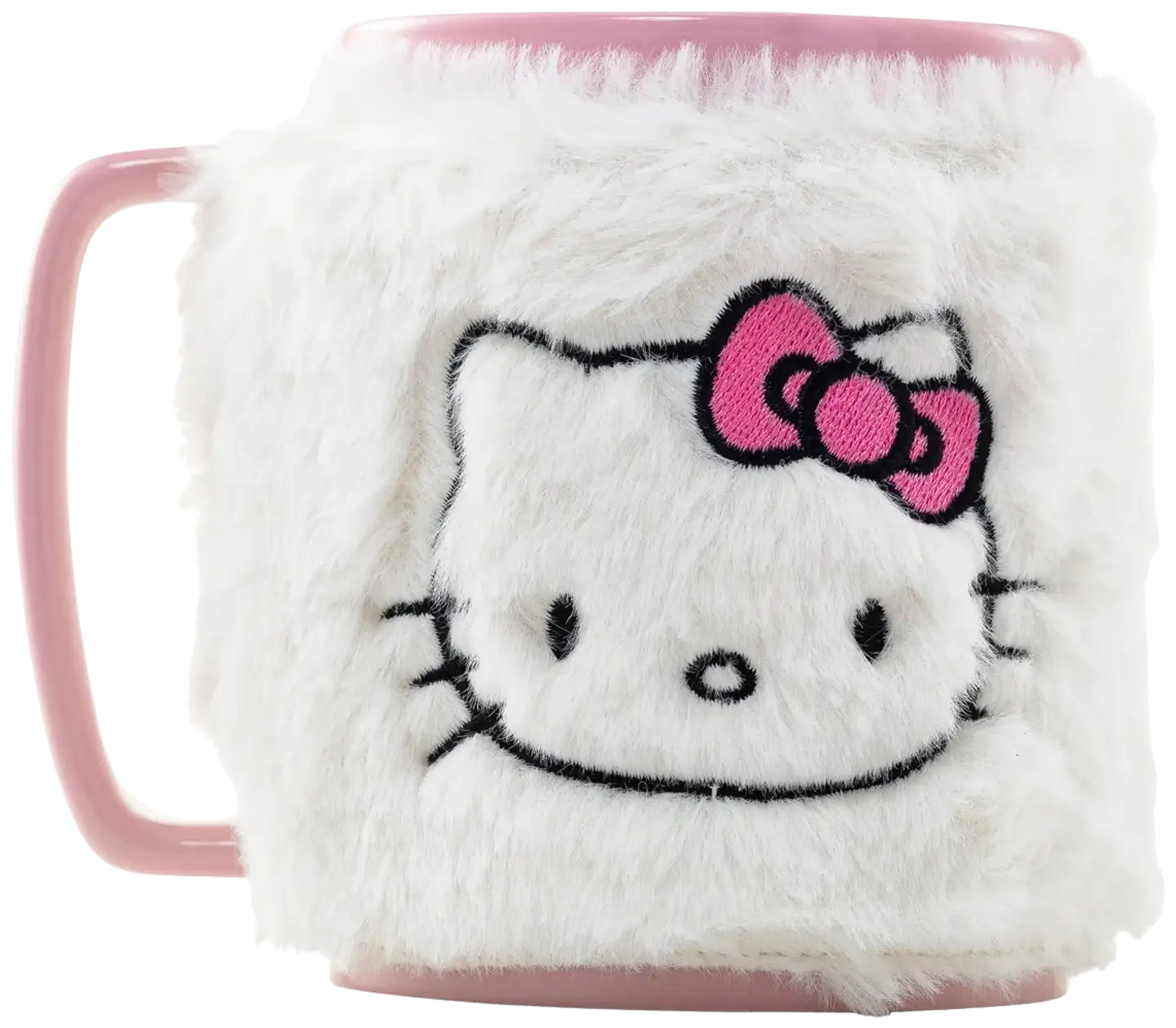 Hello Kitty (Pink Bow Face Icon) Fuzzy Muki - 1