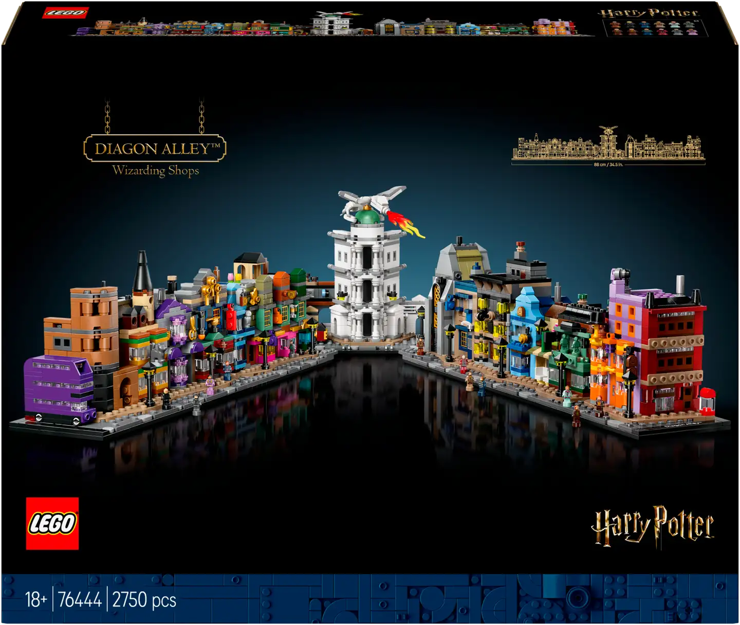 LEGO® Harry Potter TM 76444 Viistokujan velhokaupat - 2