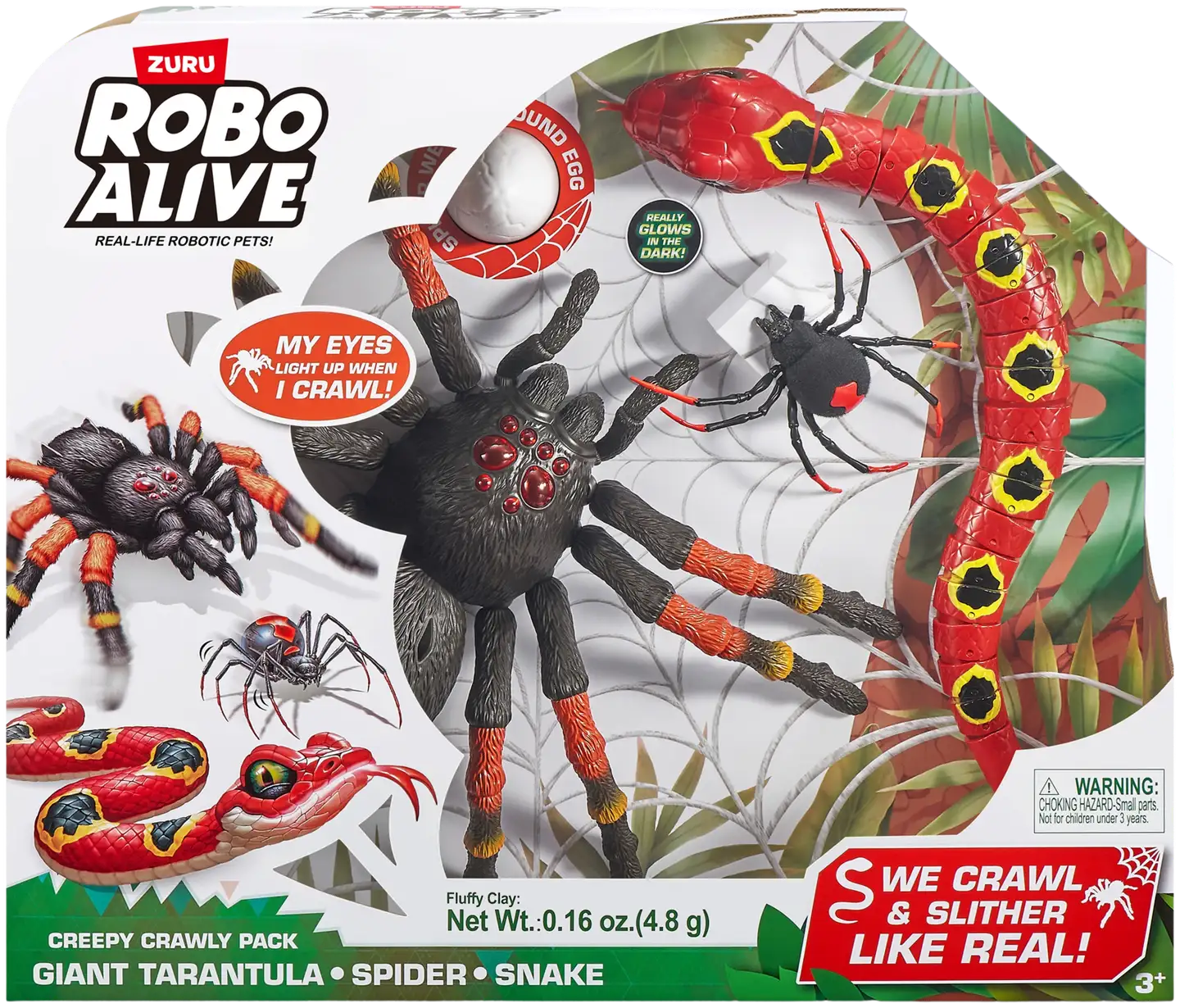 Robo Alive käärme ja hämähäkit Creepy Crawly Pack Tarantella - 2