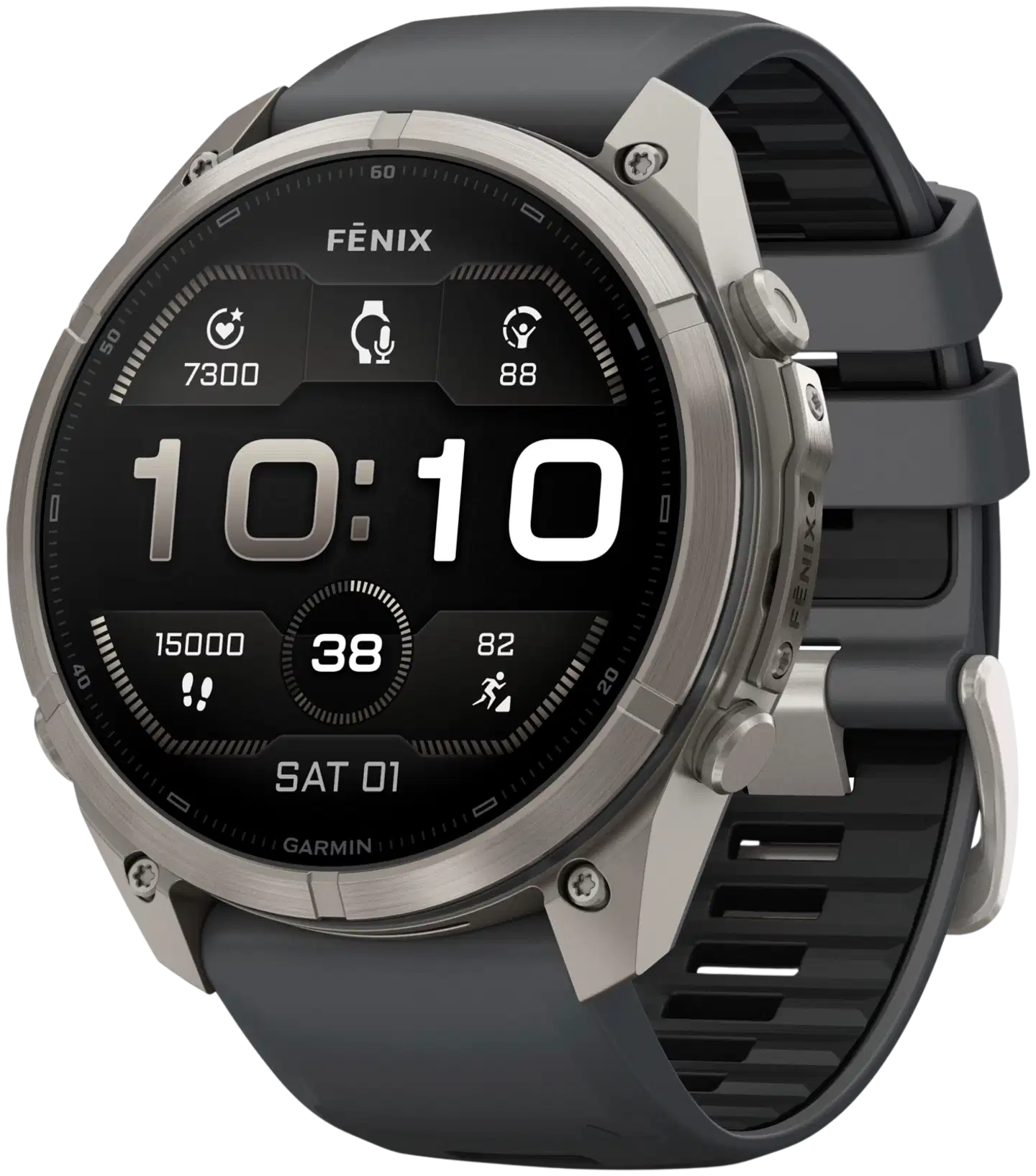 Garmin Fenix 9 Pro 51 mm titaani- ja grafiitinharmaa urheilukello - 1