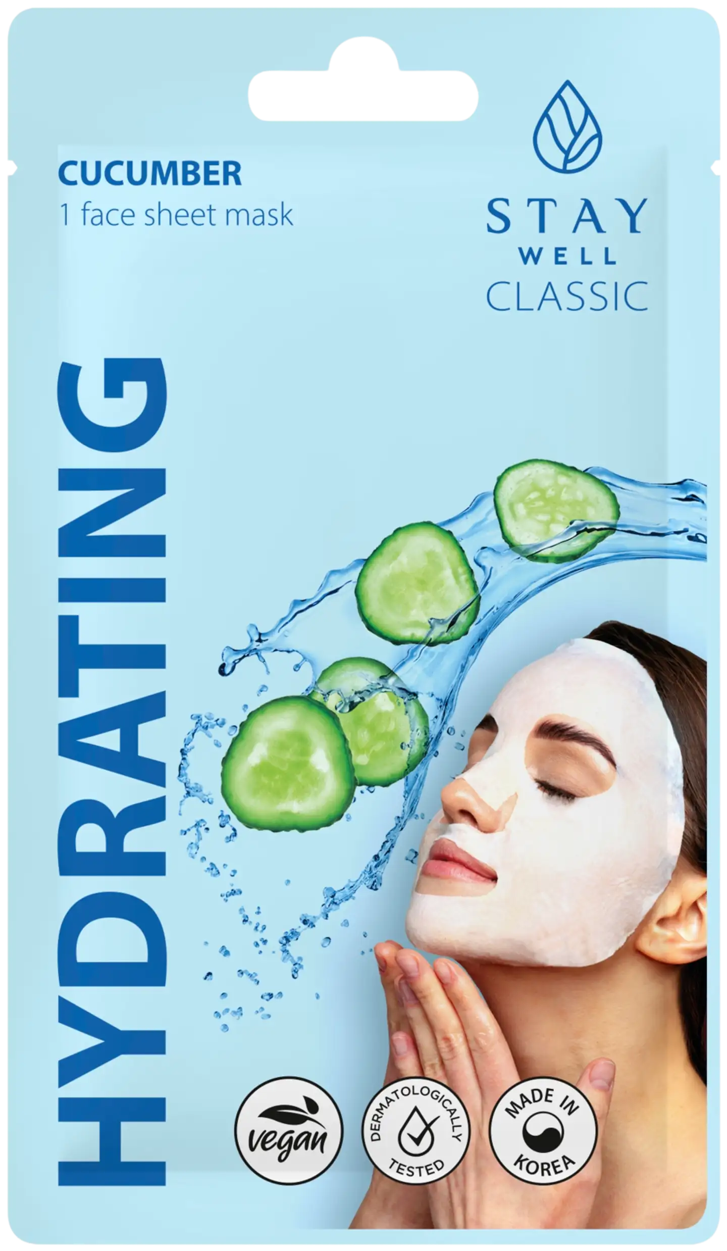 Stay Well Classic Sheet Mask - Cucumber Hydrating