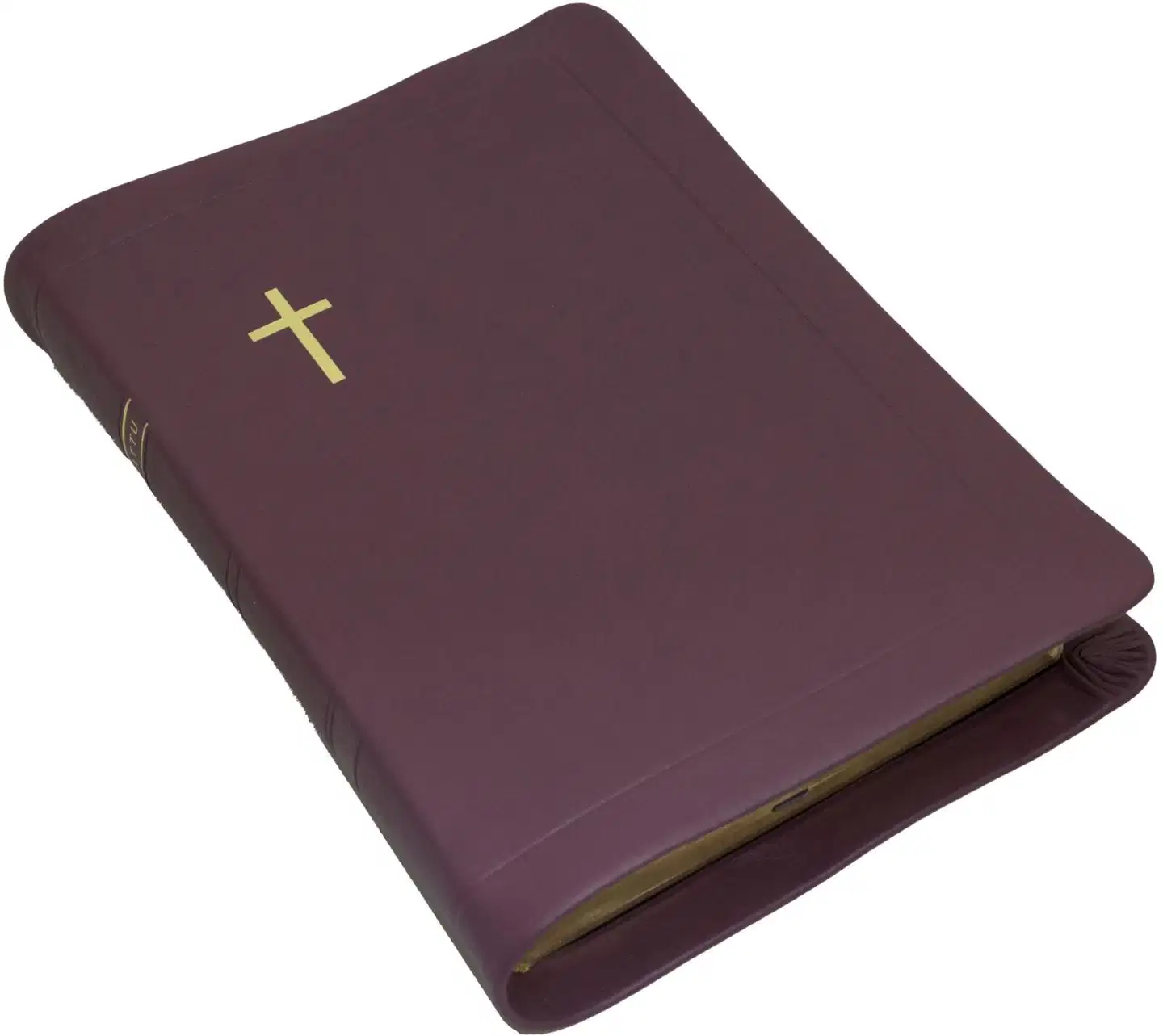 Isotekstinen Raamattu (viinipunainen, nahkakantinen)