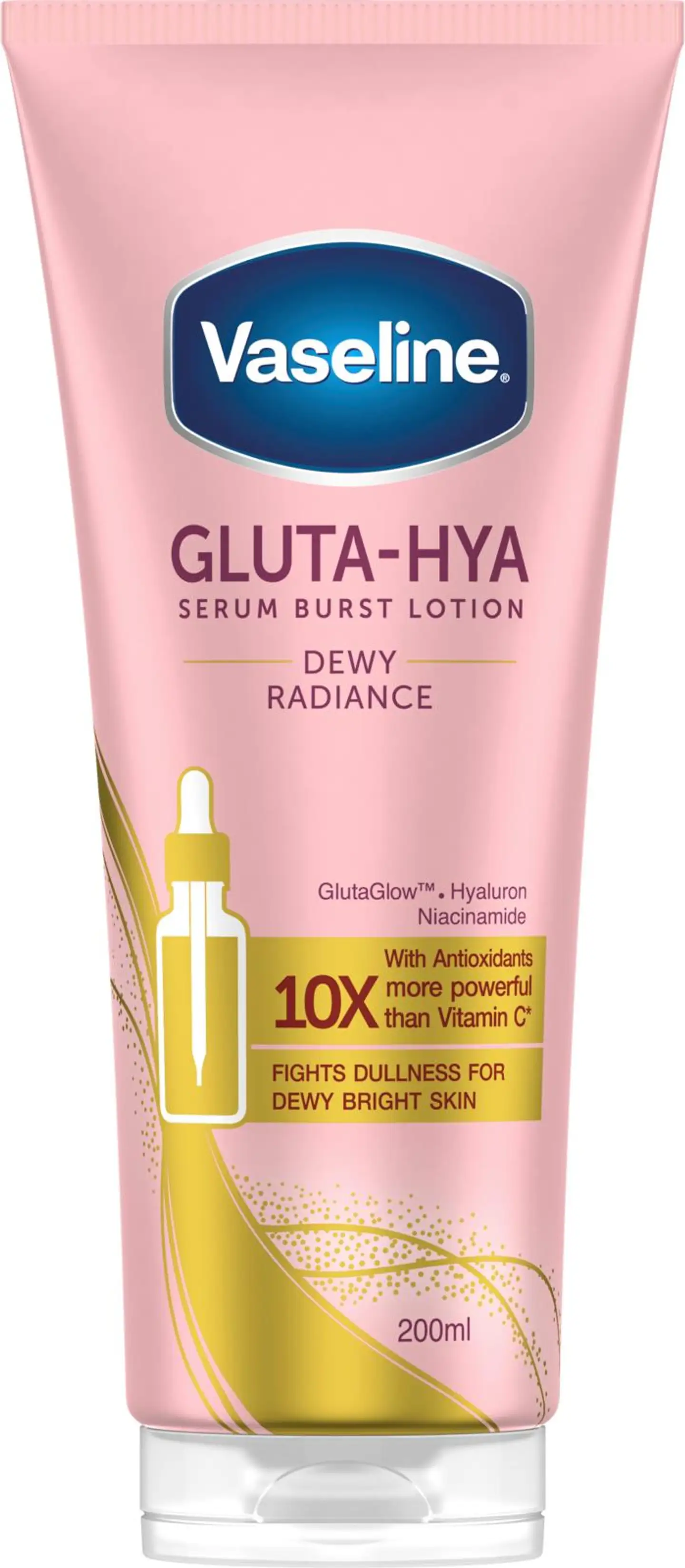 Vaseline Gluta-Hya Dewy Radiance Serum Burst Lotion  200 ml