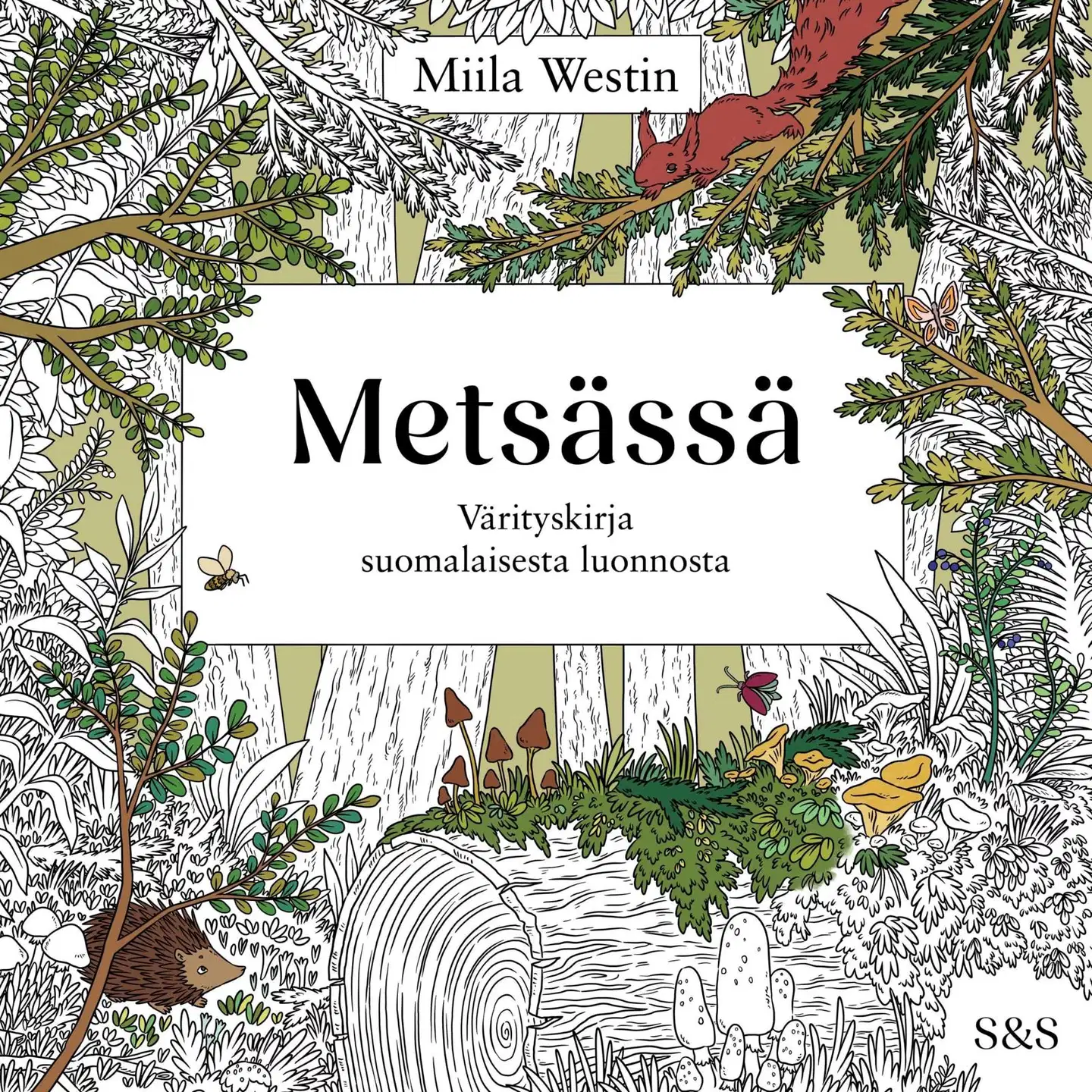 Metsässä - Värityskirja suomalaisesta luonnosta