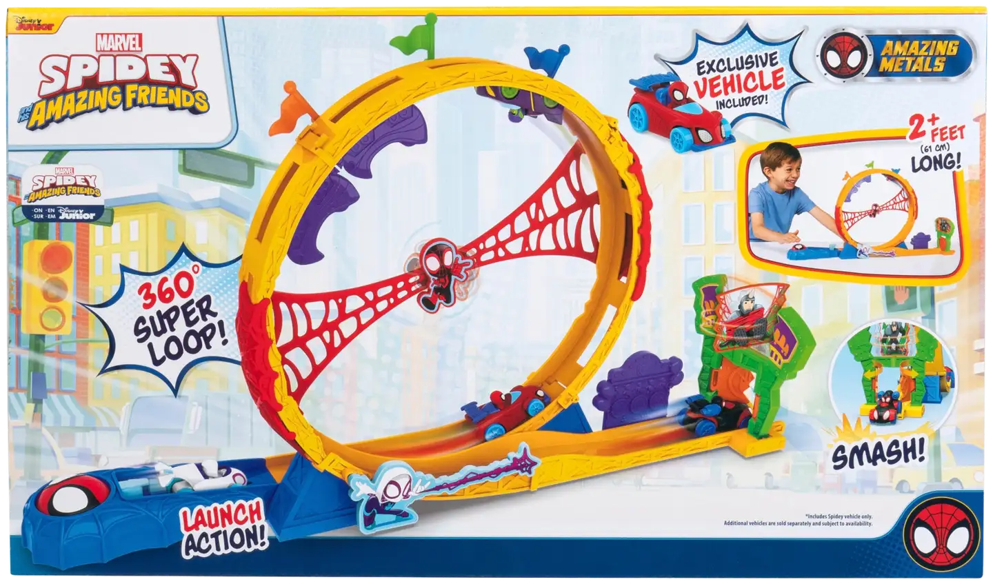 Spidey Amazing Metals Super Loop Track - 2