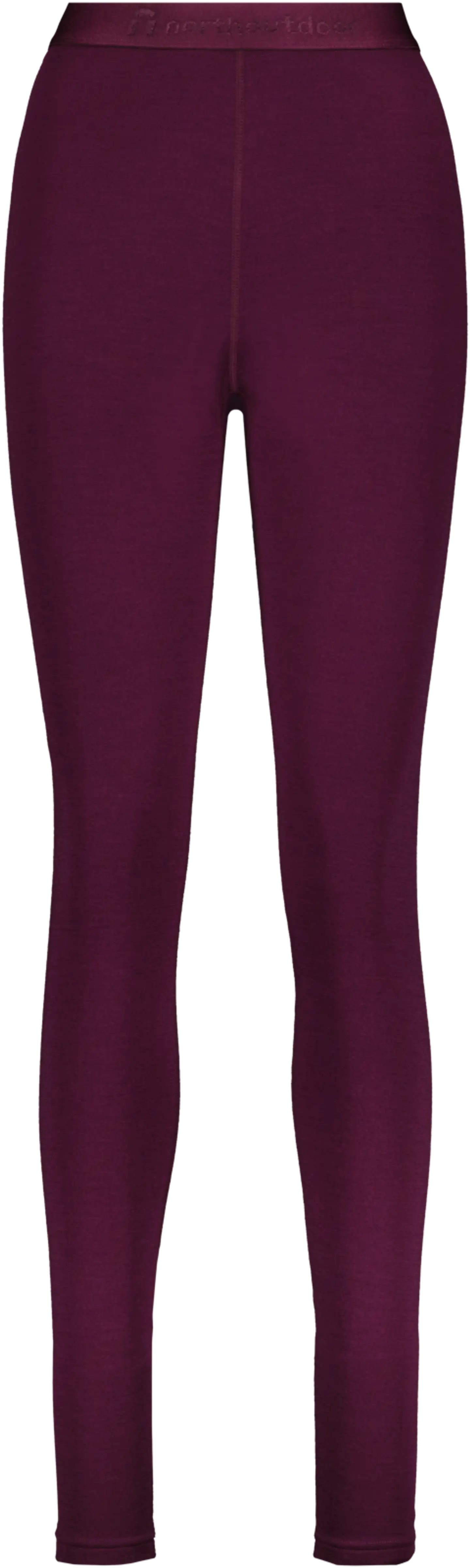 North Outdoor naisten merinopitkikset Sensitive 225 - Plum