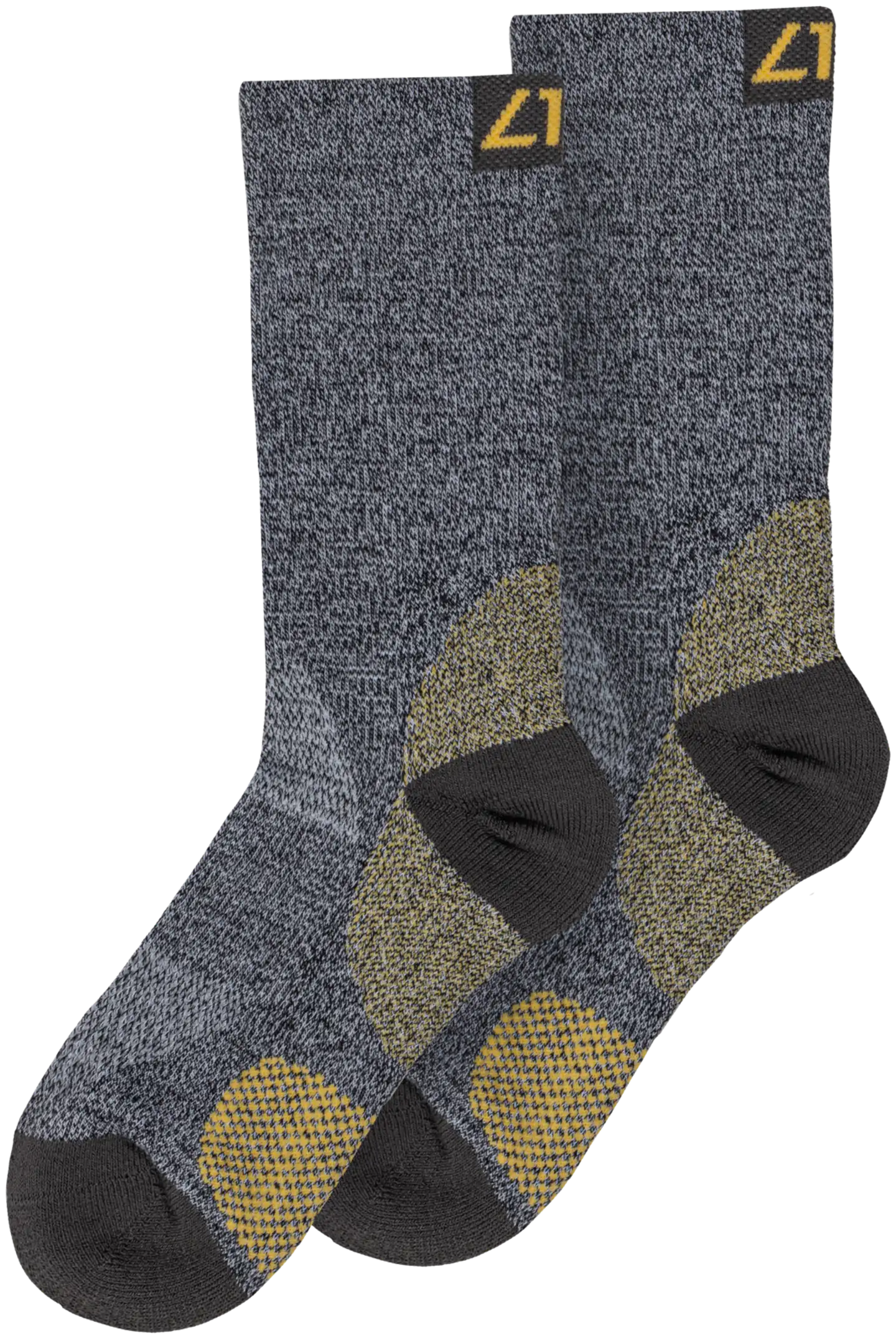 Luode12 unisex retkeilysukat 2-pack Coolmax - Yellow - 1