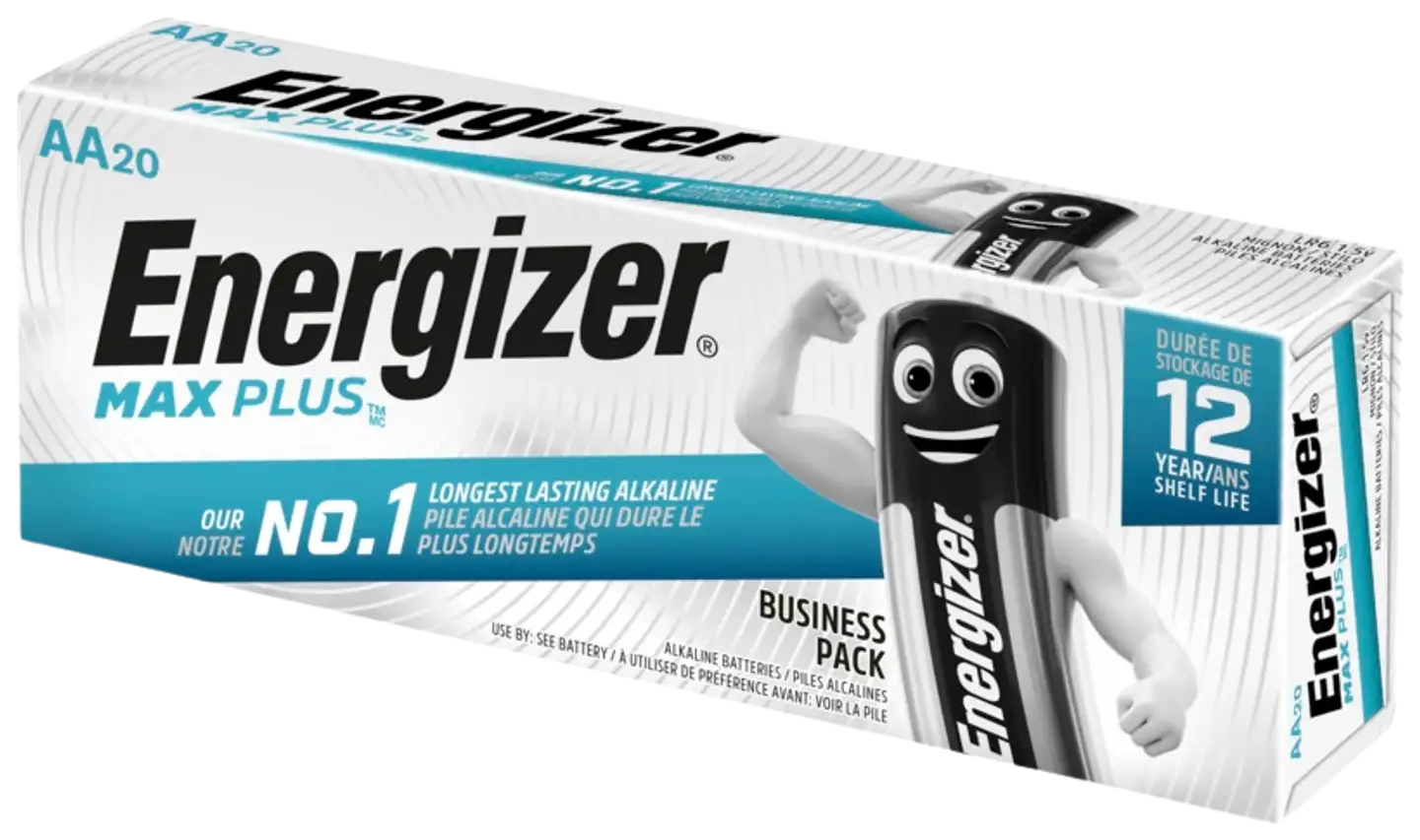 Energizer paristo alkaline max plus AA/E91 20-pak