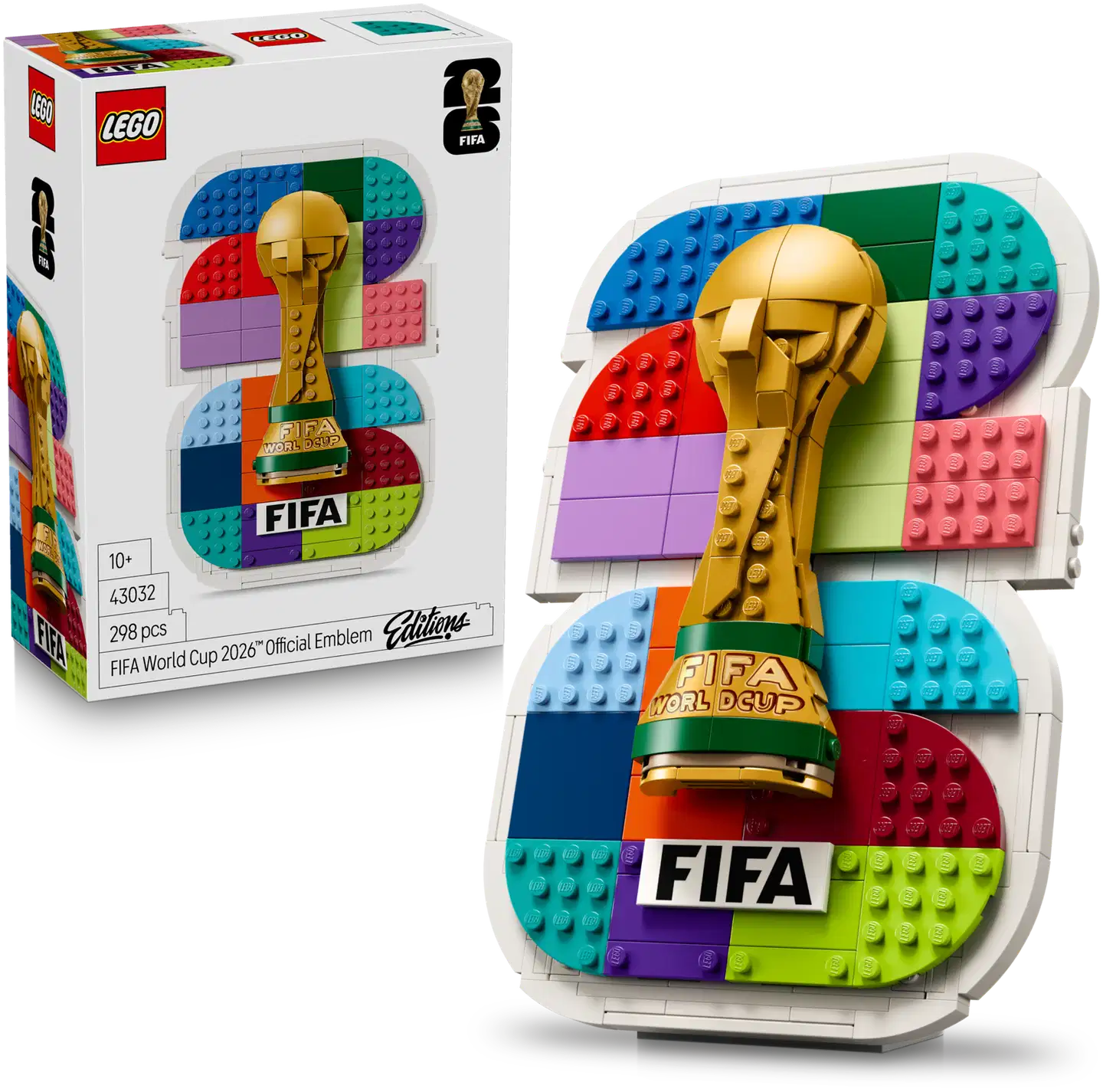 LEGO® Editions Football 43032 FIFA World Cup 2026™ ‑turnauksen virallinen tunnus - 1