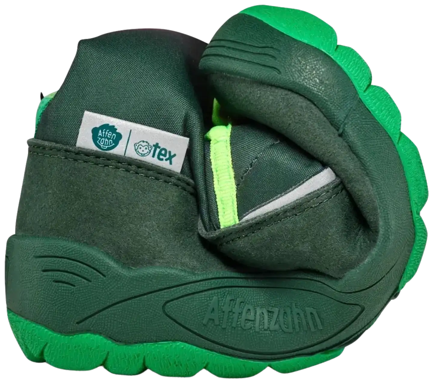 Affenzahn lasten paljasjalkakenkä Snow Boot Vegan Freezy - Frog - 7