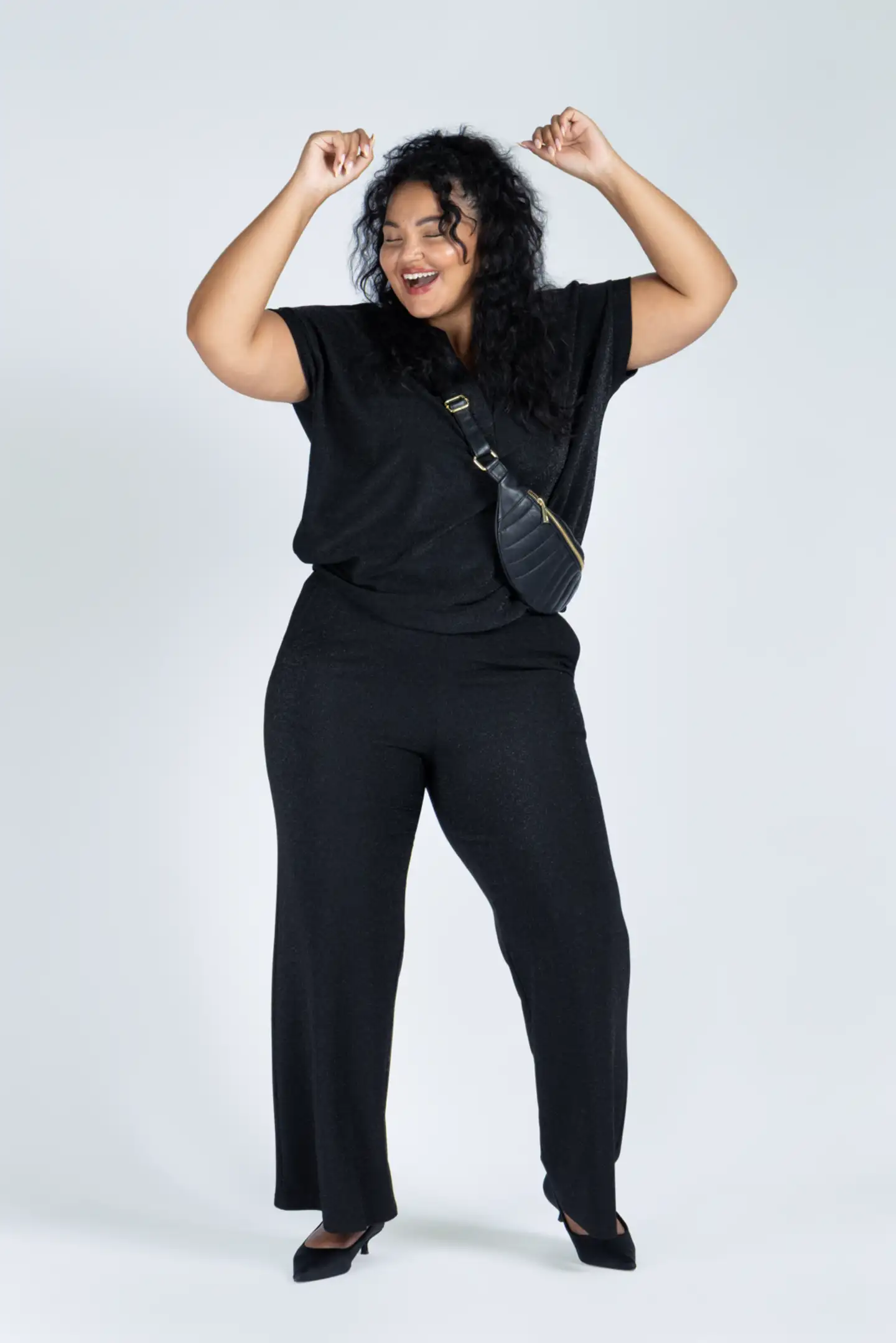 House naisten juhlapusero 213HP40555, D-mitoitus - BLACK/LUREX - 5