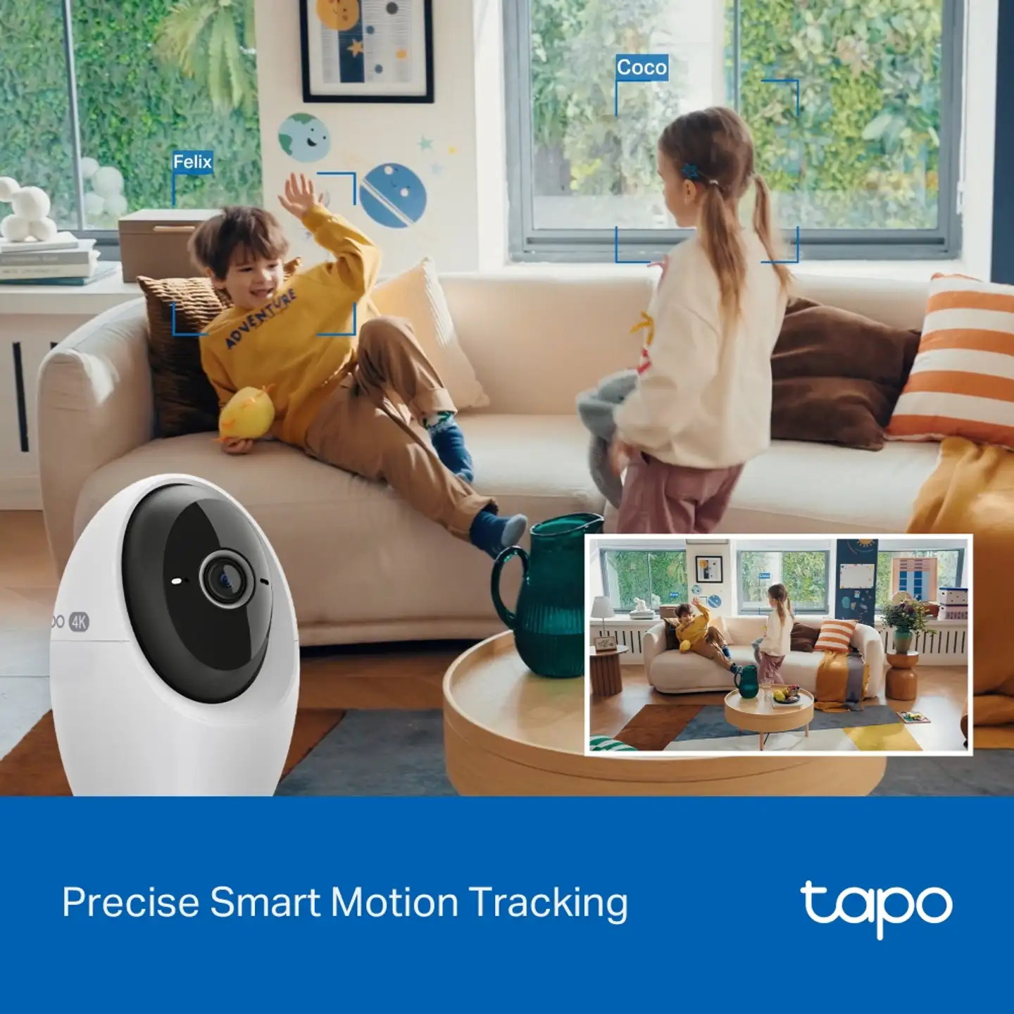 TP-Link Tapo C260 PAN/TILT AI -valvontakamera sisäkäyttöön - 11