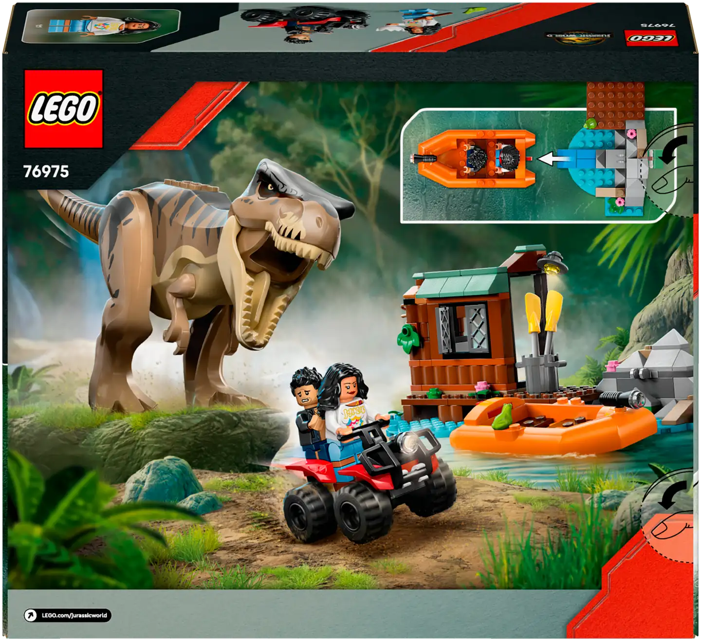 LEGO® Jurassic World T. rex ja pako joella 76975 - 3