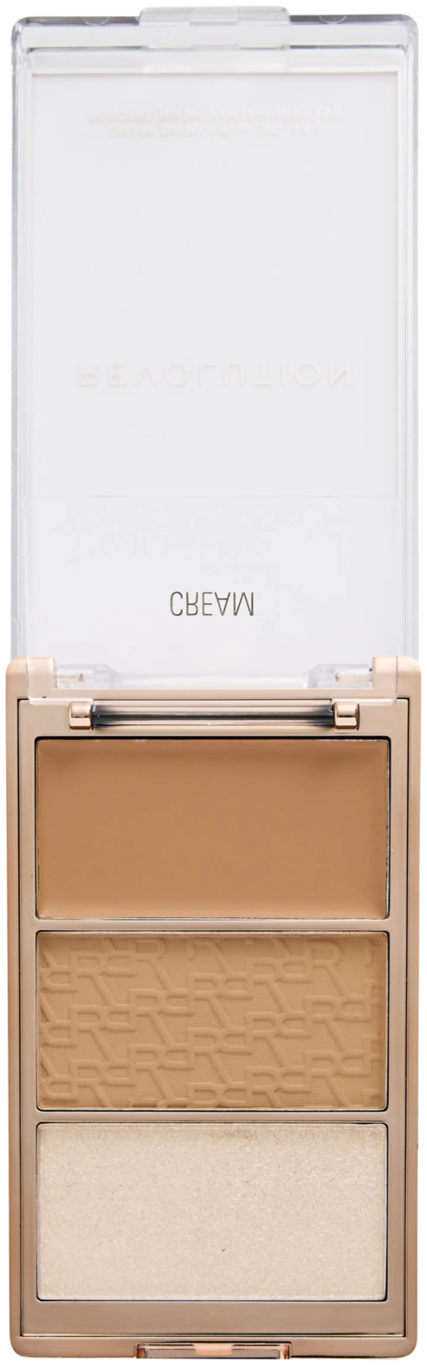 Revolution the bronze icon monikäyttösävypaletti 3 sävyä  divine fair - divine fair - 3