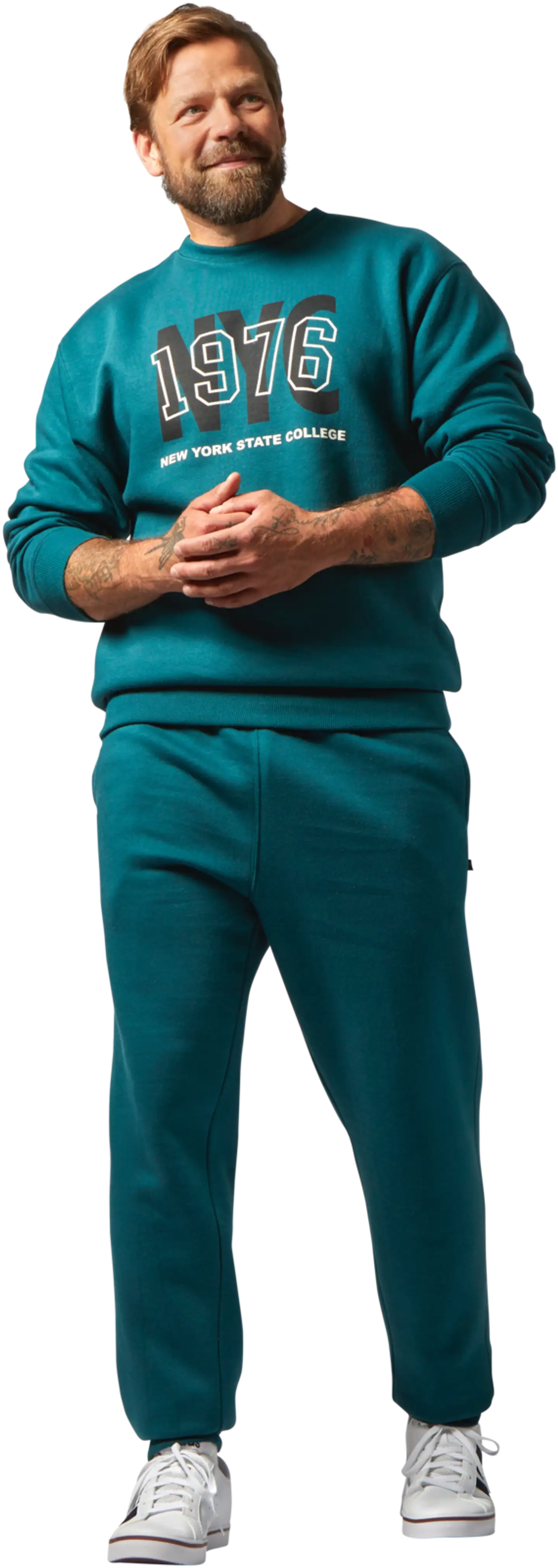 Cheetah miesten collegehousut CMP3705 - Galactic Teal - 4