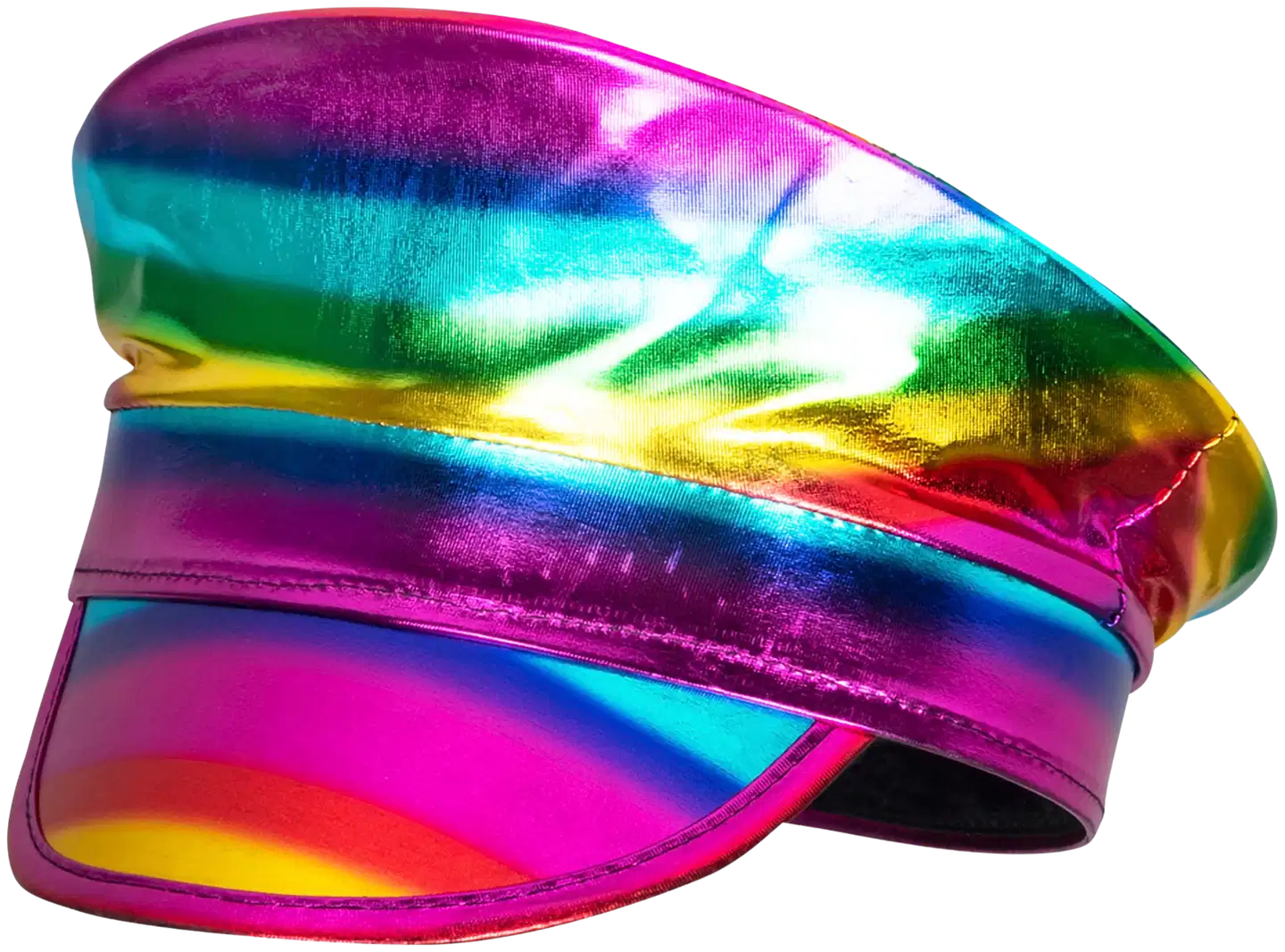 Kapteenin hattu sateenkaaren värit - 1