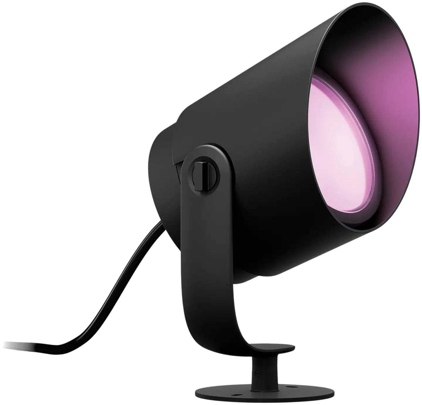 Philips Hue Lily -lisäkohdevalaisin 15W 2000-6500K 1060LM iso musta säädettävä - 1