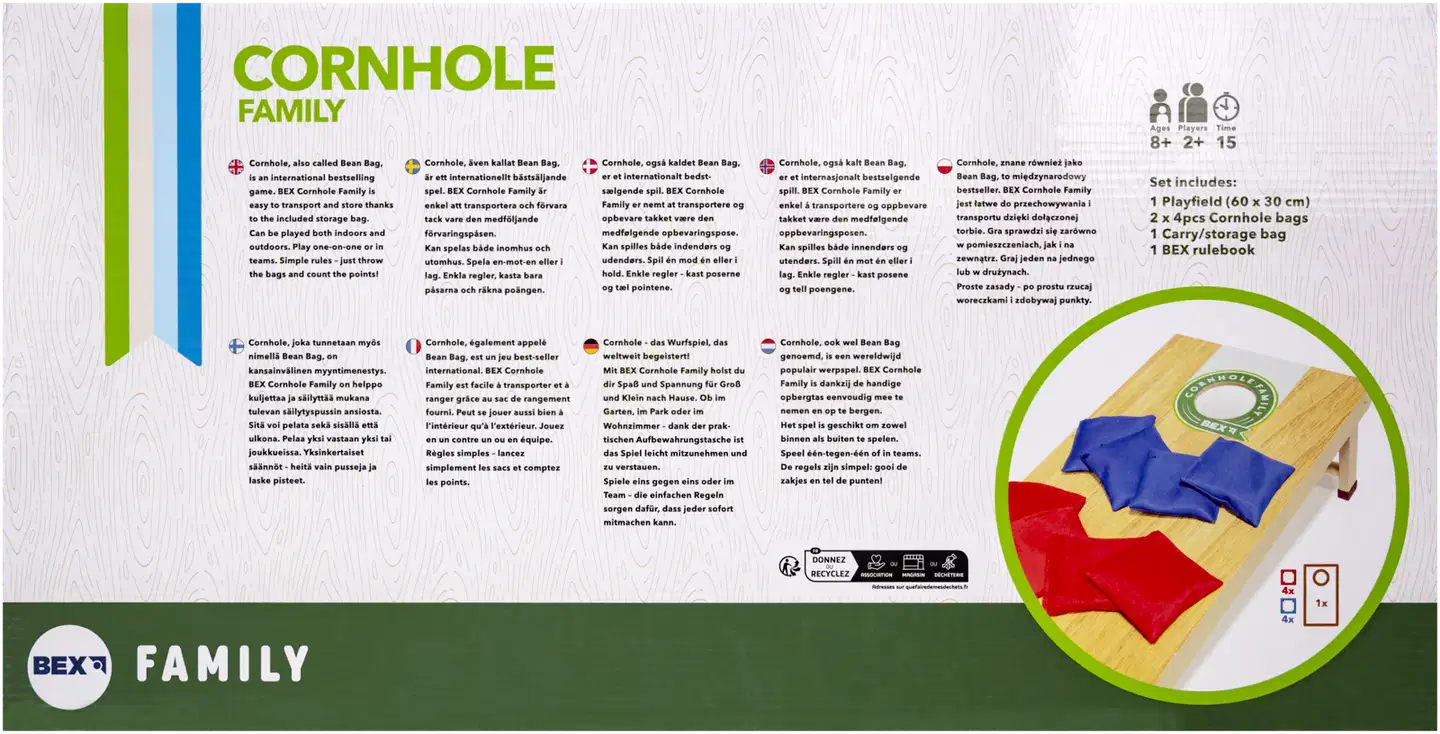 Bex Sport peli Cornhole Family - 7
