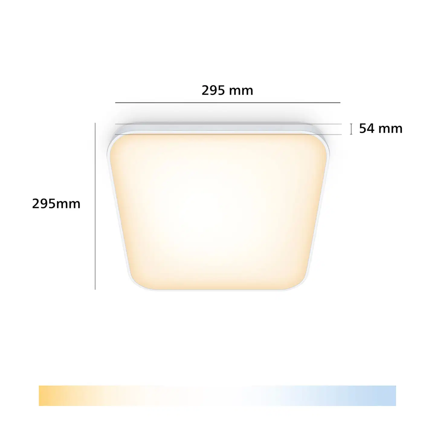 Philips Smart Lighting kattovalaisin neliö 18W  valkoinen säädettävä kaukosäätimellä - 3