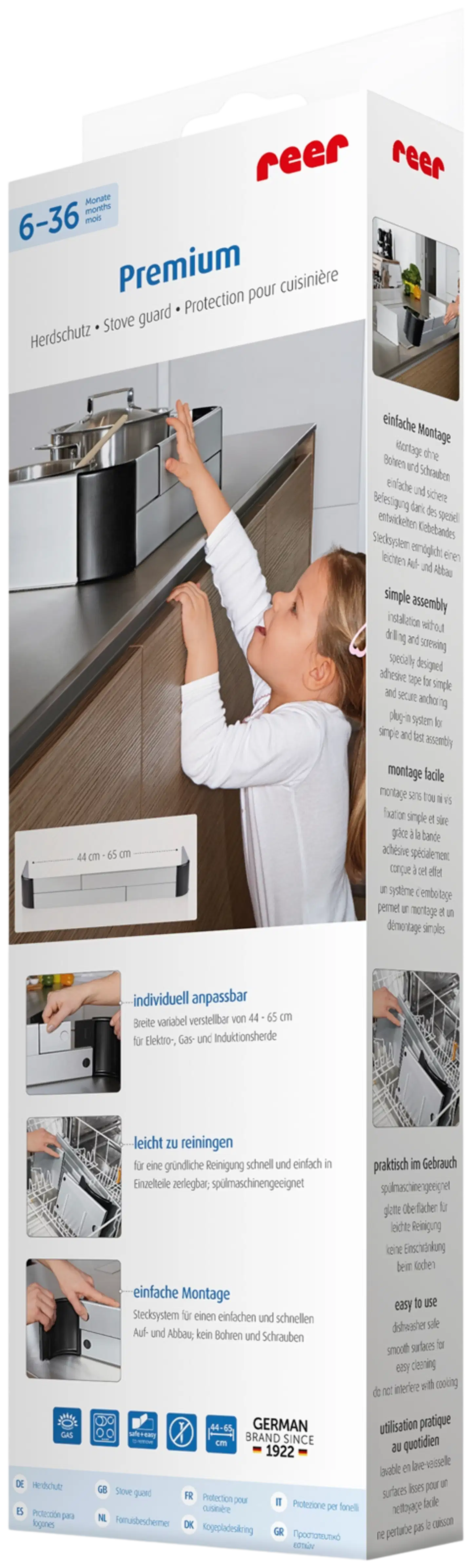 Reer säädettävä liesisuoja 44-65 cm - 5