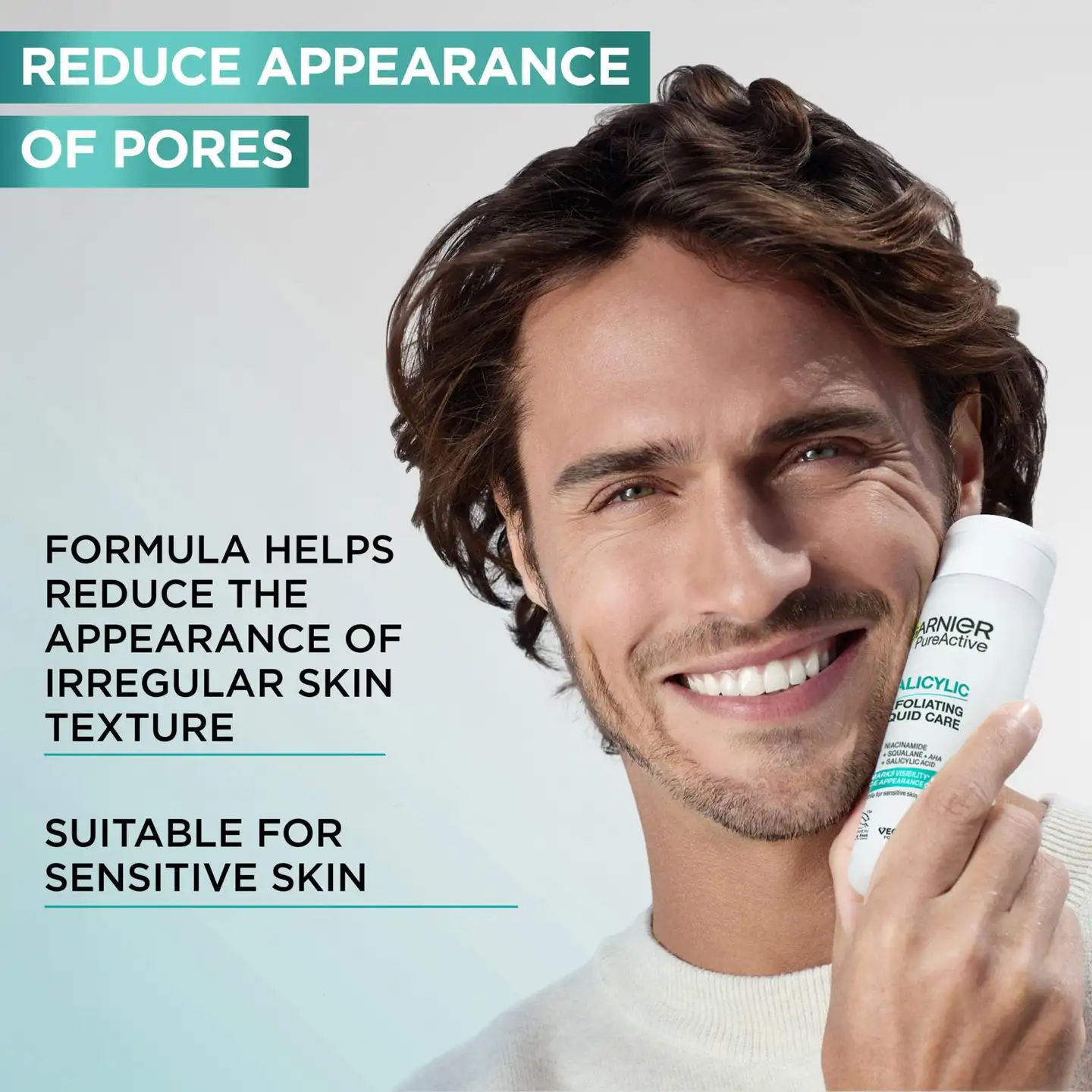 Garnier PureActive Salicylic Exfoliating Liquid Care Kasvovesi epäpuhtaalle iholle 120 ml - 2