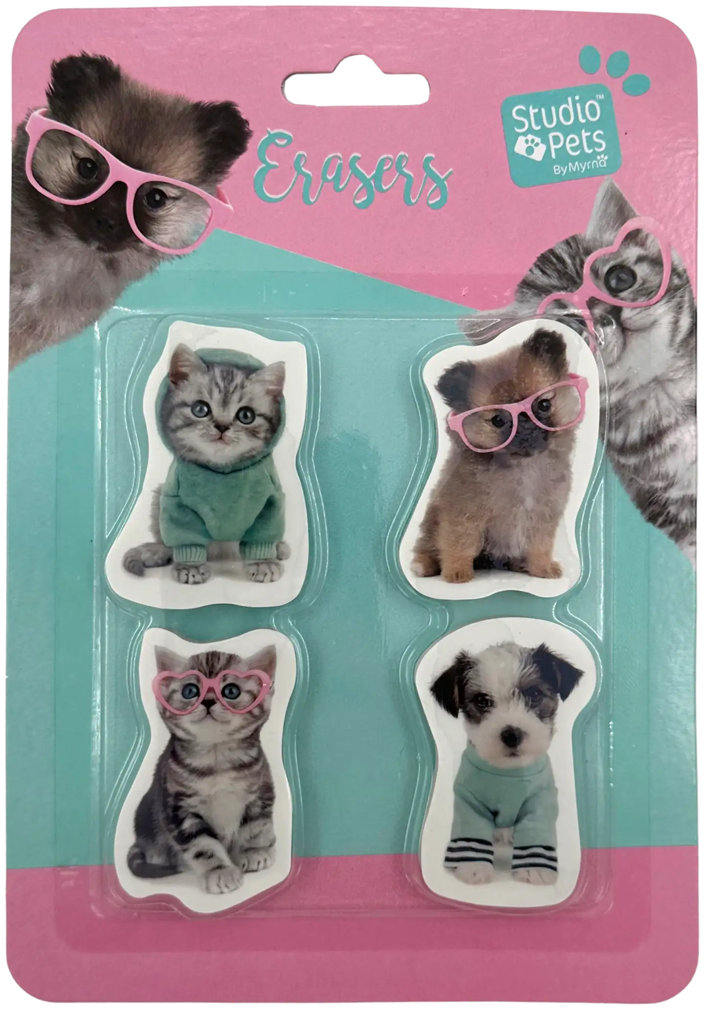 Studio Pets muotoillut pyyhekumit 4kpl