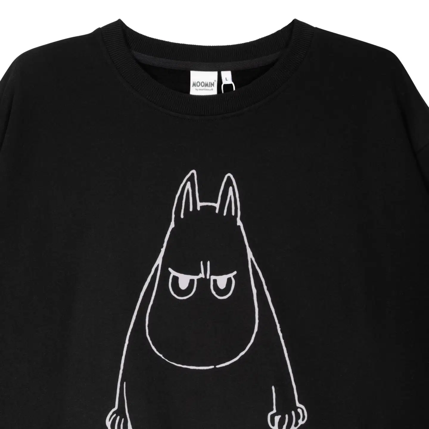 Miesten Moomin Unto Collegepaita Kiukku-muumi - Black - 3
