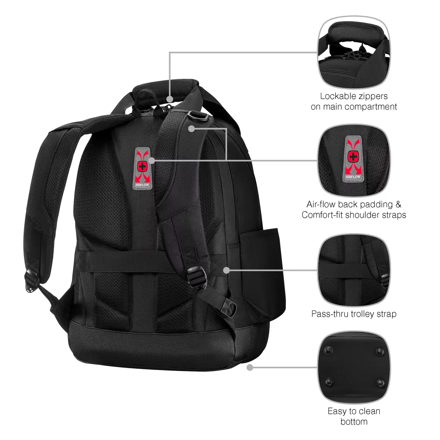 Wenger ADVANCED työkalureppu 15,6" tietokoneelle - 12