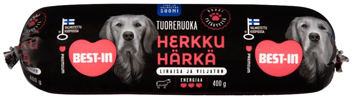 Best-In Herkku Härkä Koiran Tuoreruoka 400g - 1