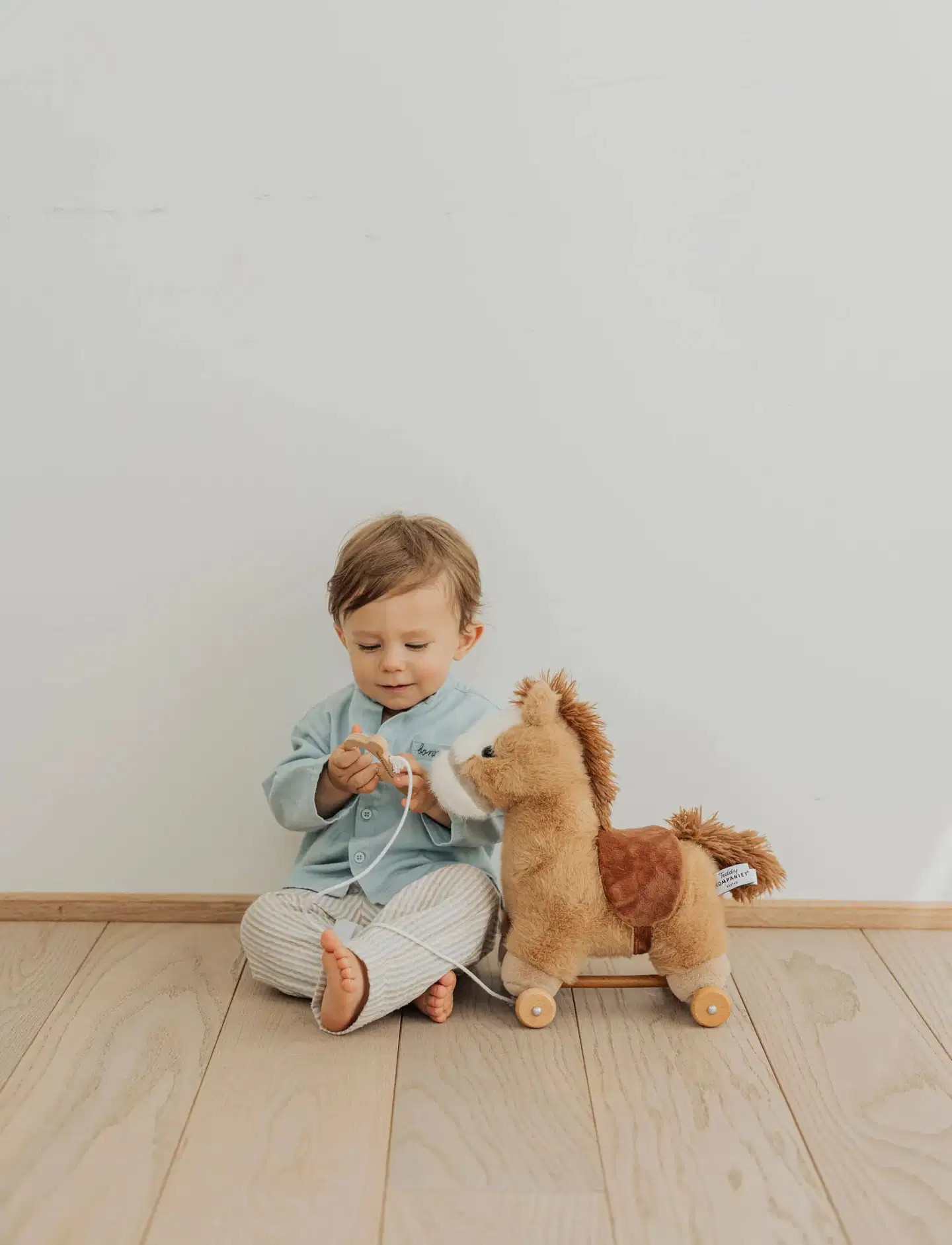 Teddykompaniet vedettävä hevonen 30 cm - 2