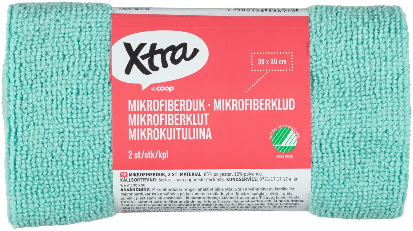 Xtra mikrokuituliina 2 kpl