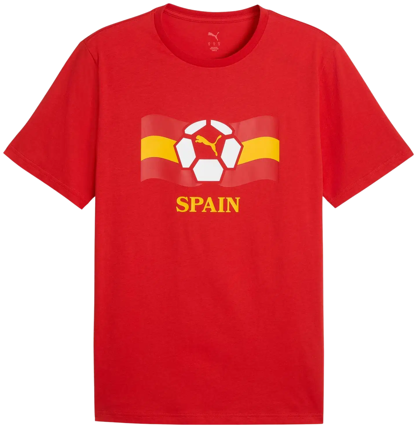 Puma miesten t-paita Fanpack - For All Time Red-Pele Yellow