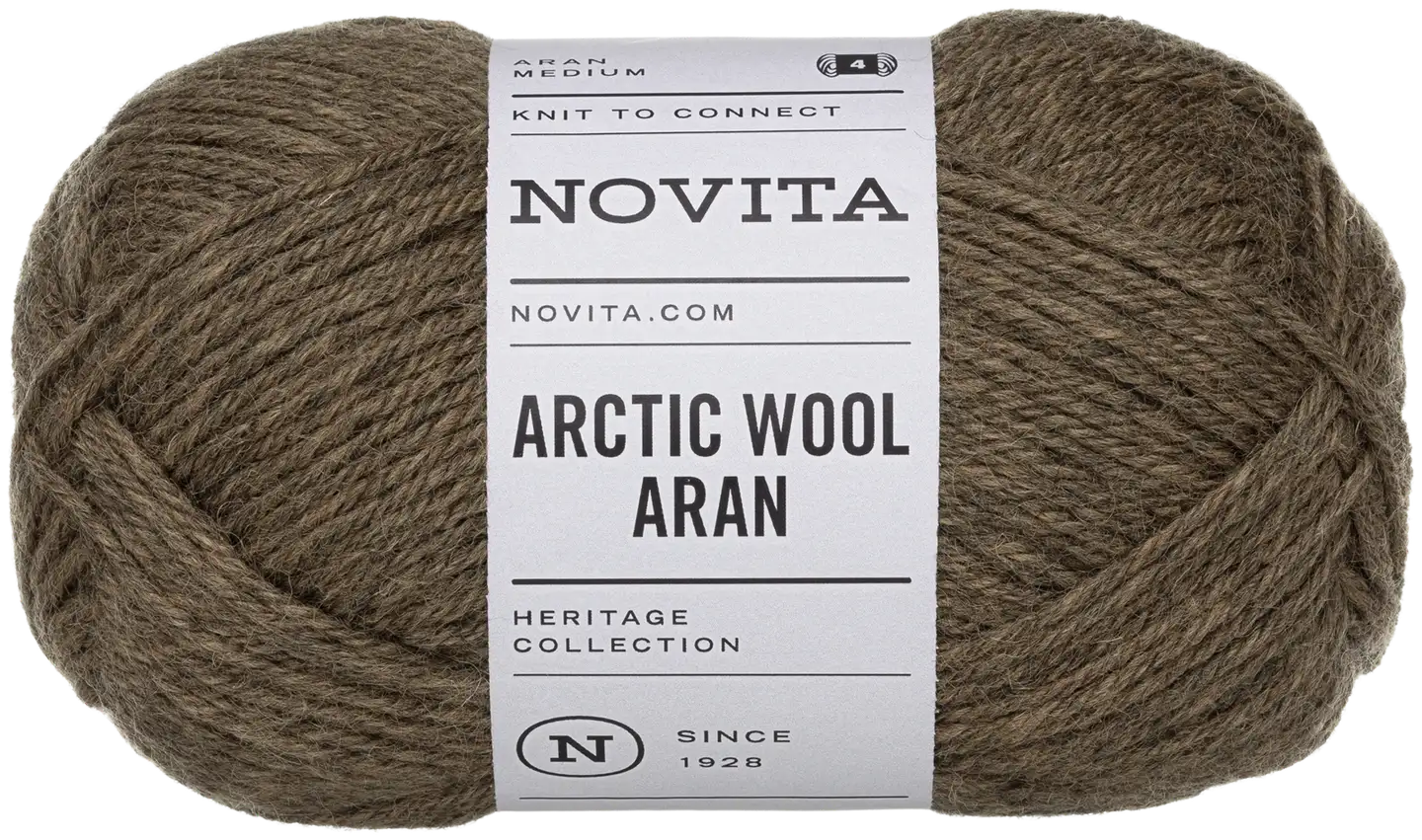 Novita lanka Arctic Wool Aran 100 g tundra 643 - 1