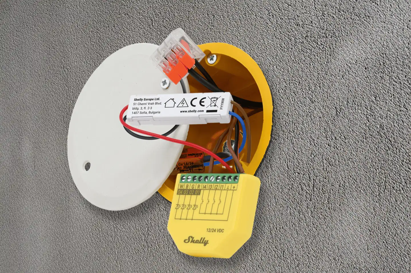 Shelly 1-Kanava erotinr 230V - 4