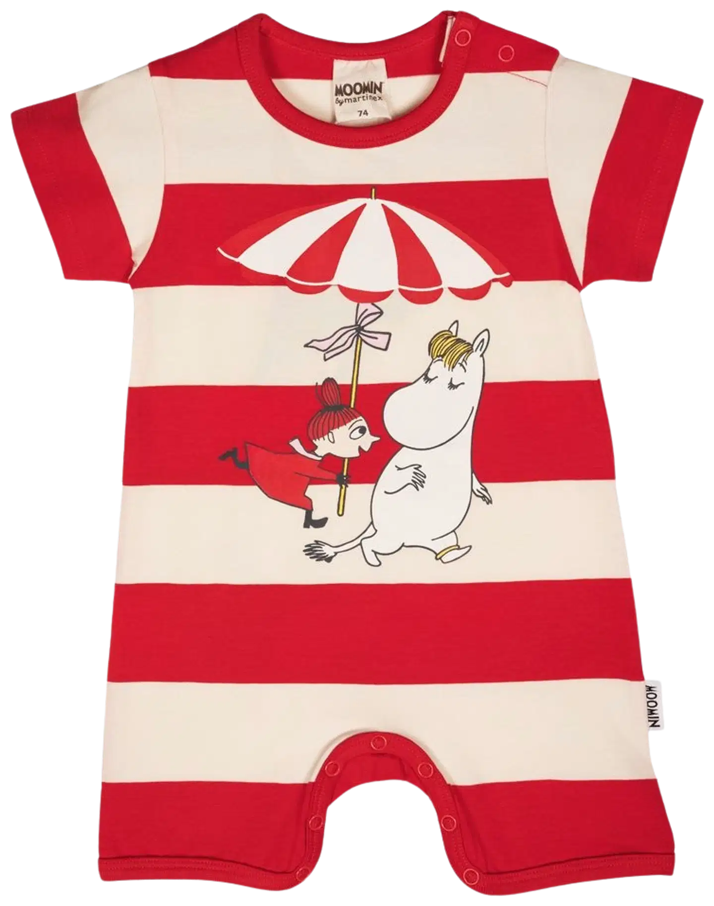 Muumi vauvojen leikkipuku Simpukkaranta 591707 - koralli - 1